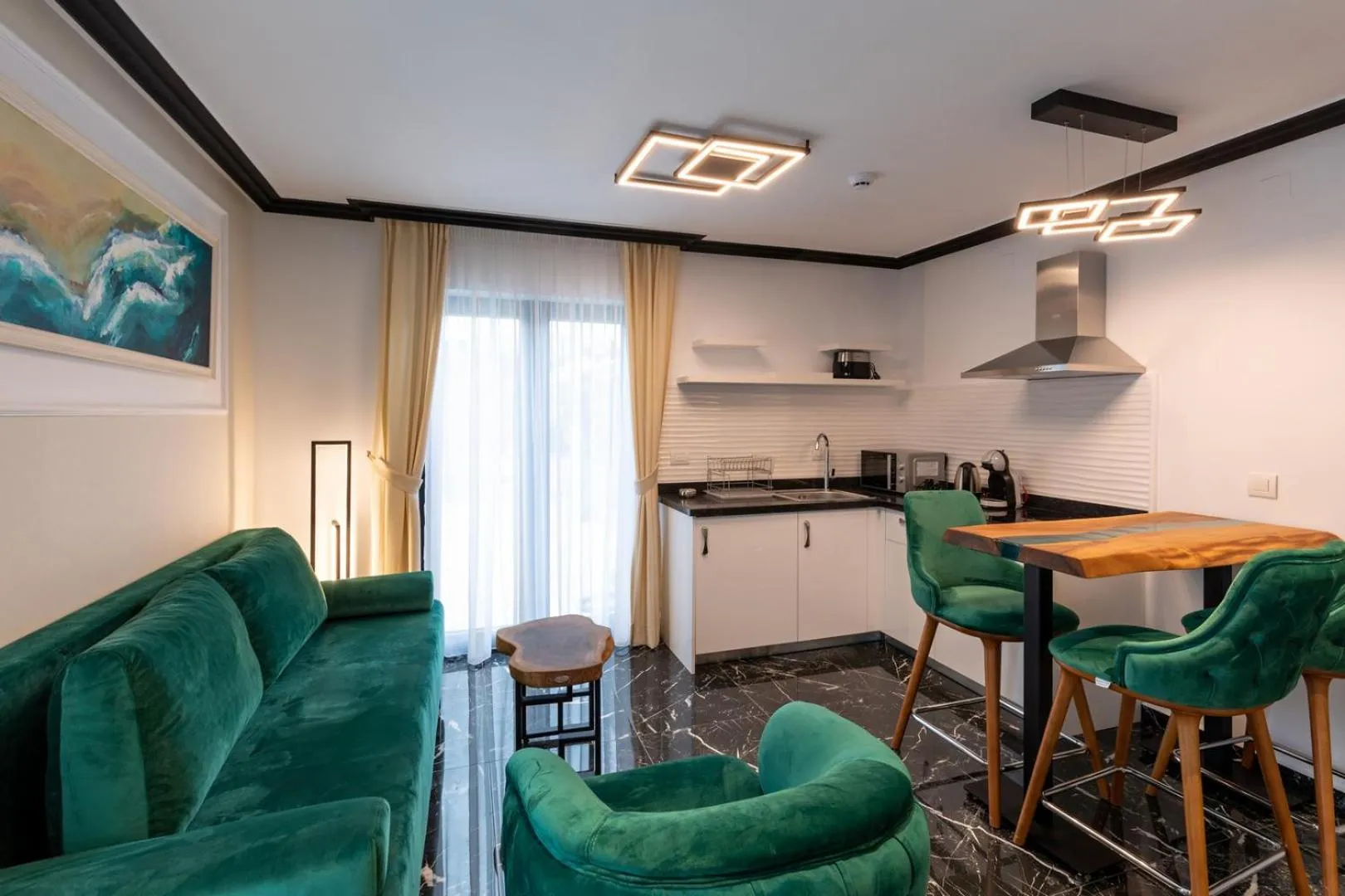Kitchen or kitchenette in Lazar Lux Suites - Ammoudara