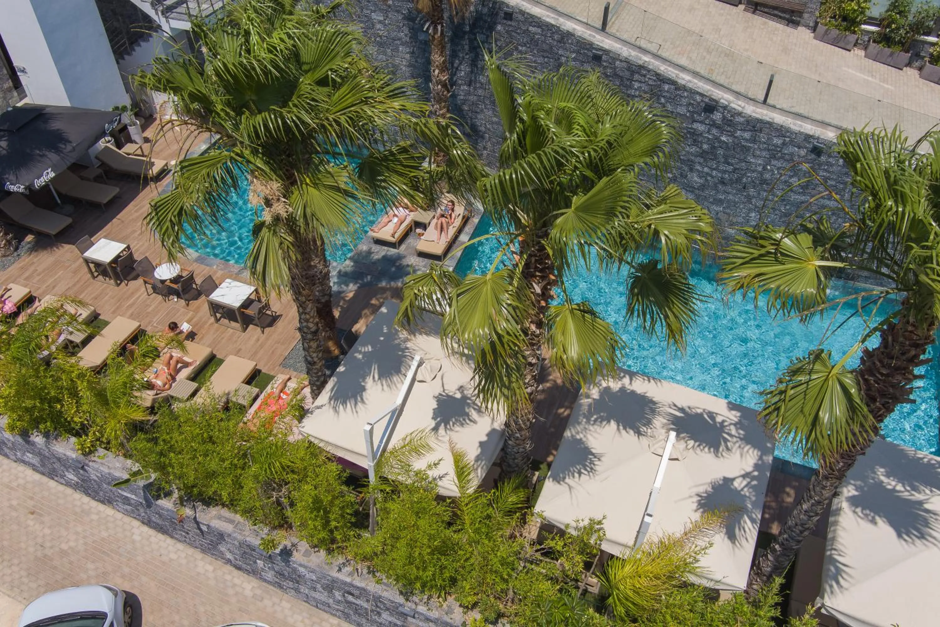 Swimming pool in Lazar Lux Suites - Ammoudara