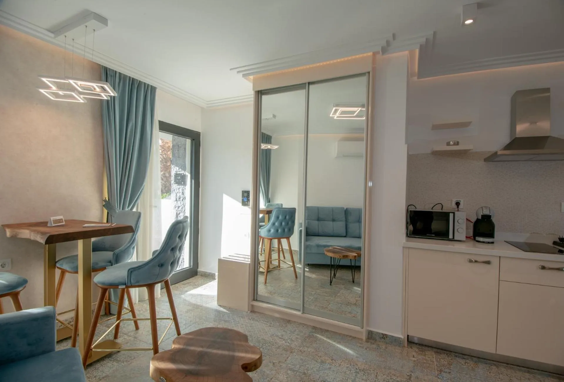 Kitchen or kitchenette in Lazar Lux Suites - Ammoudara