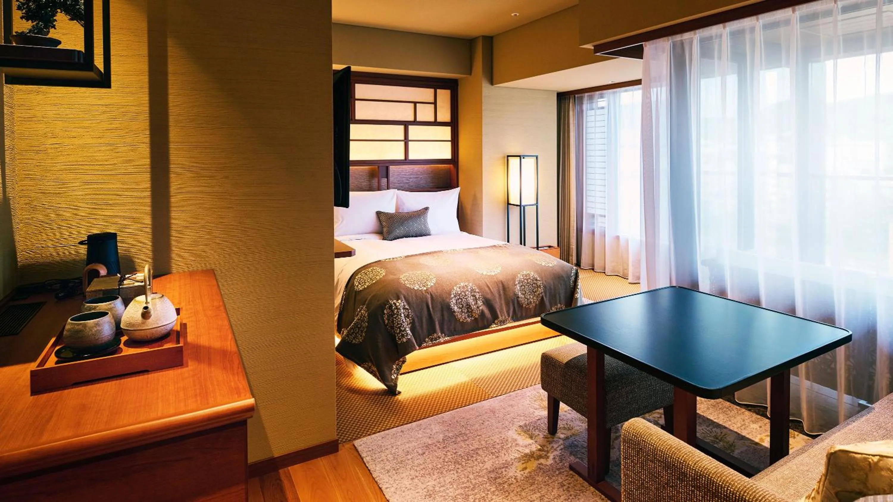 Photo of the whole room, Bed in Sora Niwa Terrace Kyoto Bettei