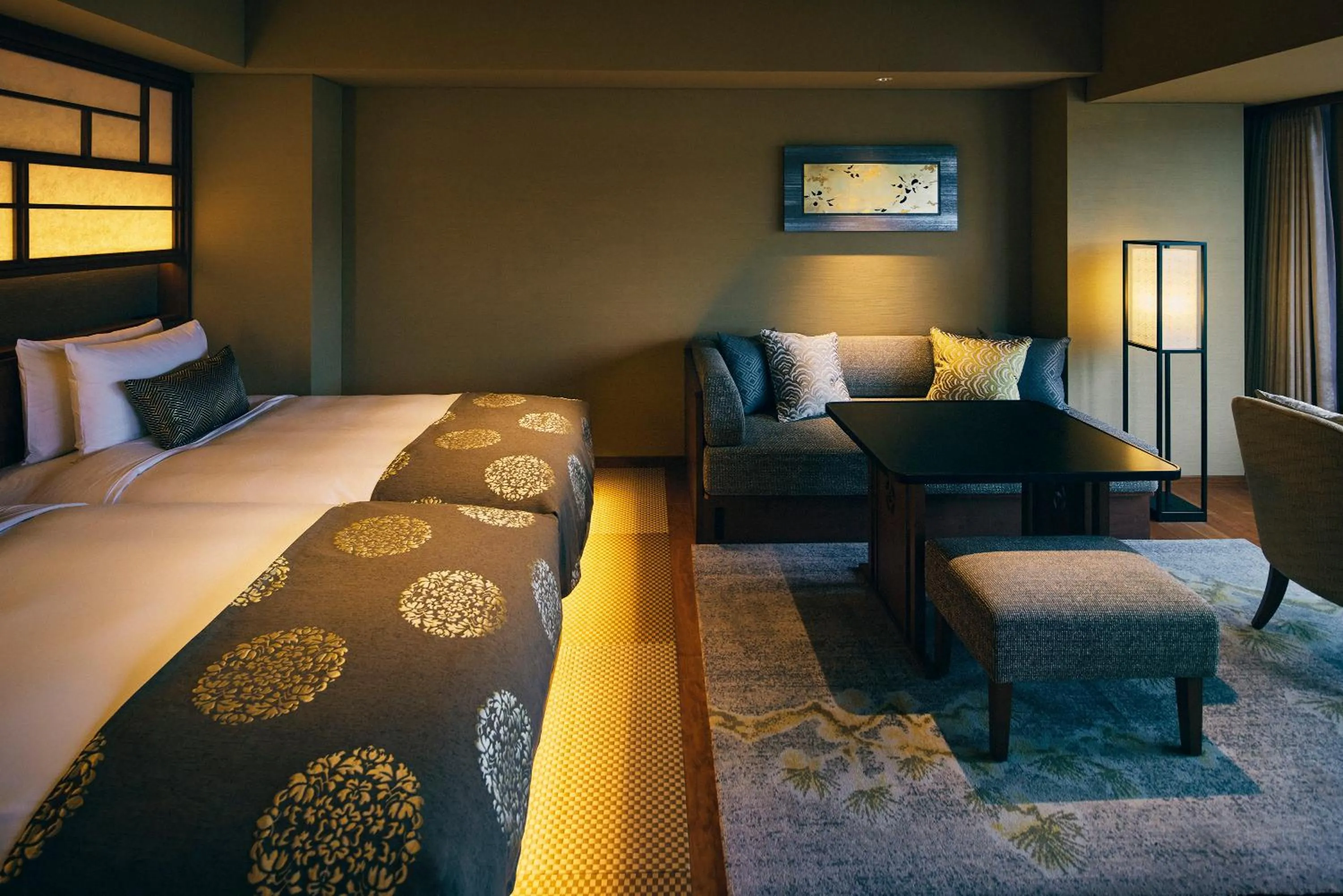 Bed in Sora Niwa Terrace Kyoto Bettei