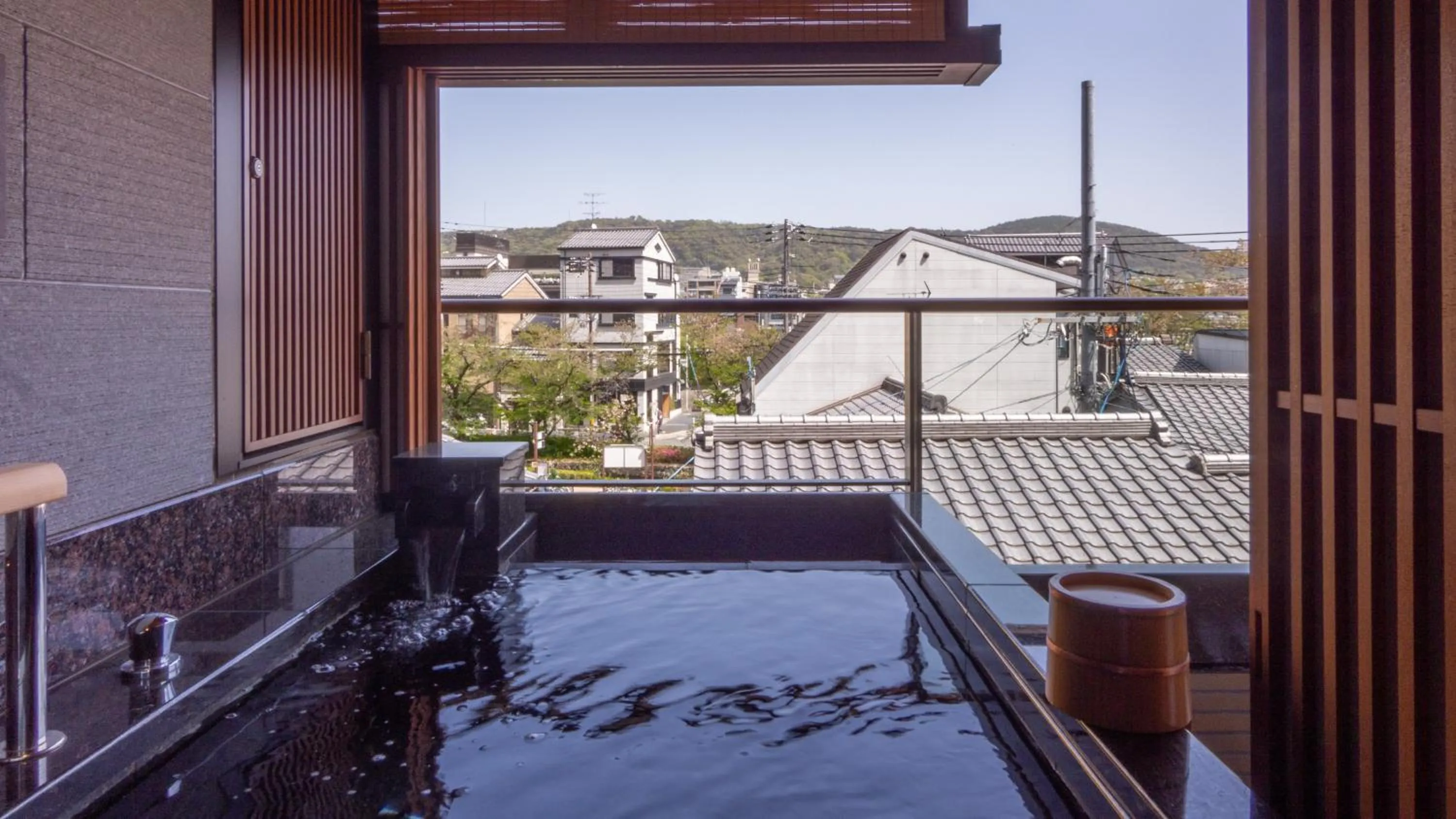 Quiet street view in Sora Niwa Terrace Kyoto Bettei