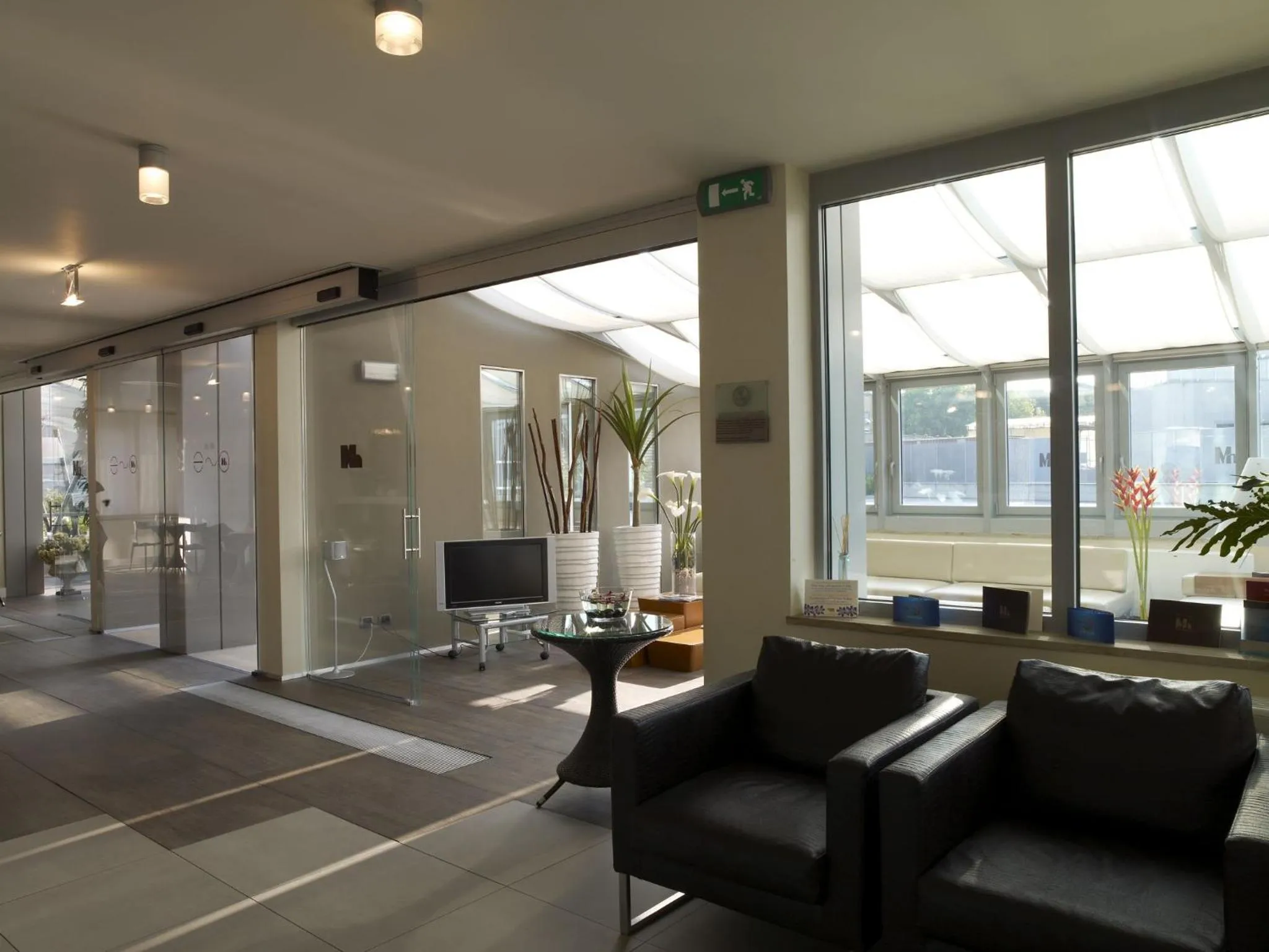 Lobby or reception in Hotel Montini Linate Airport