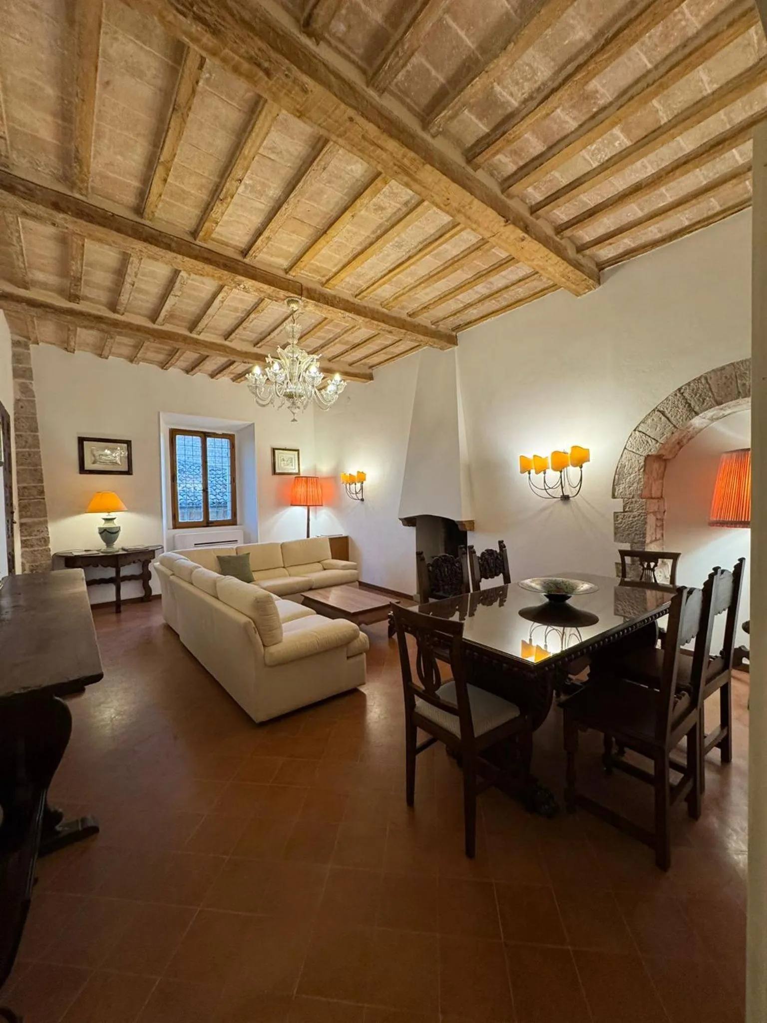 Living room, Bed in Relais Ducale