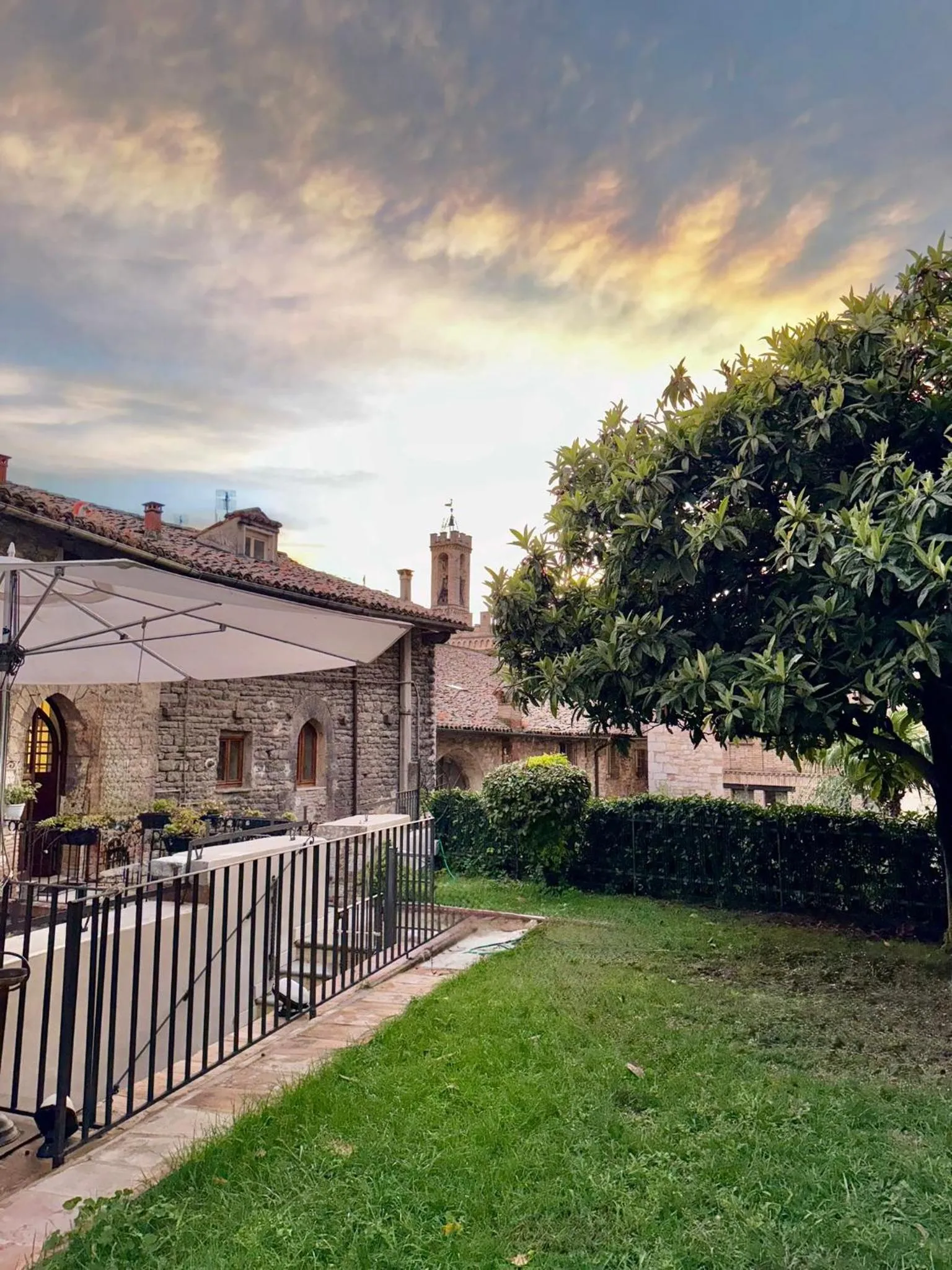 Garden view in Relais Ducale