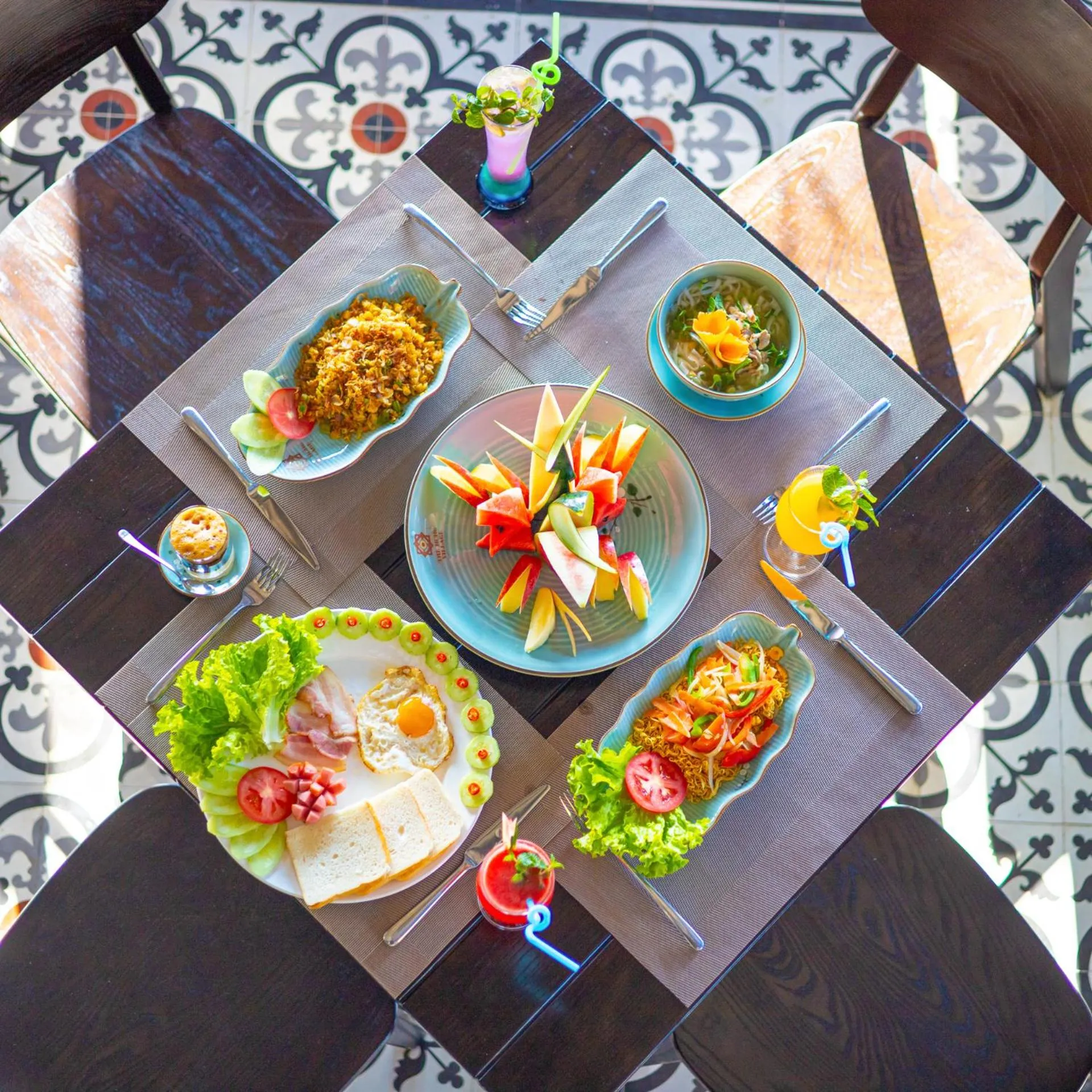 Breakfast in The Mong Village Resort & Spa