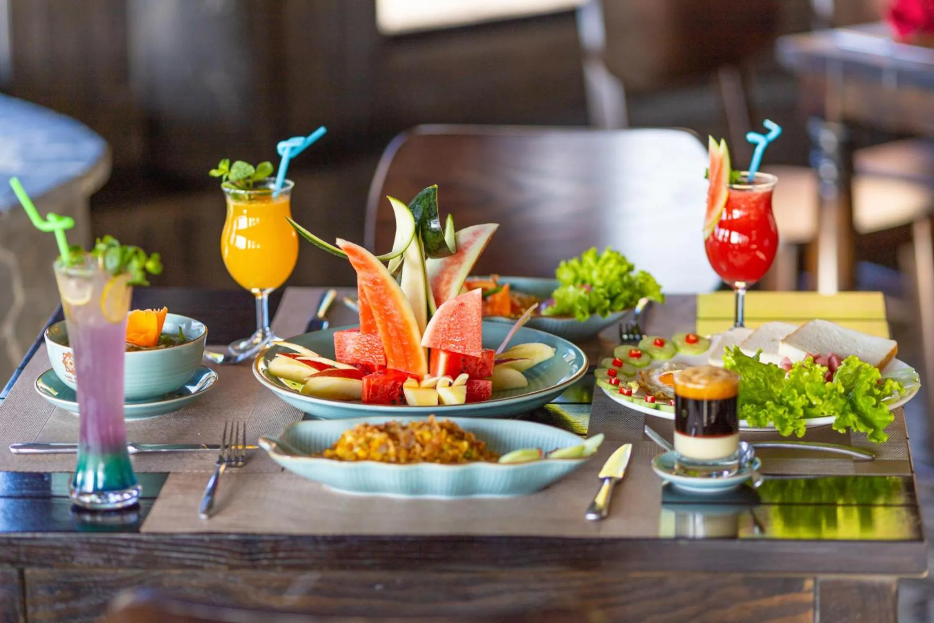 Breakfast in The Mong Village Resort & Spa