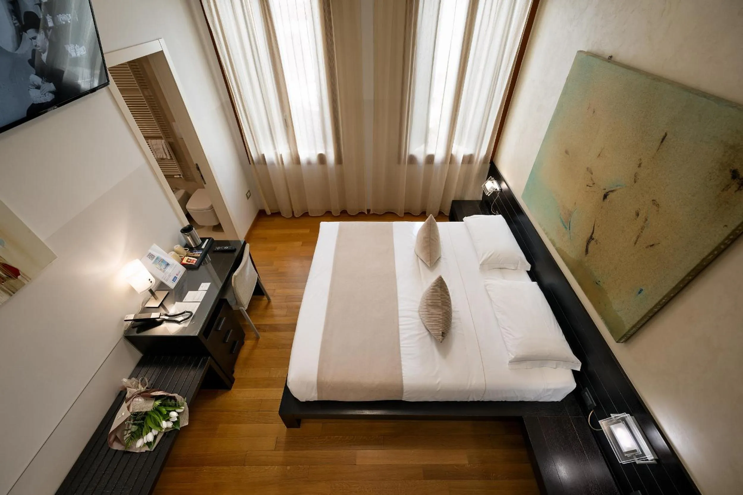 Bedroom, Bed in Ca' Pozzo Inn