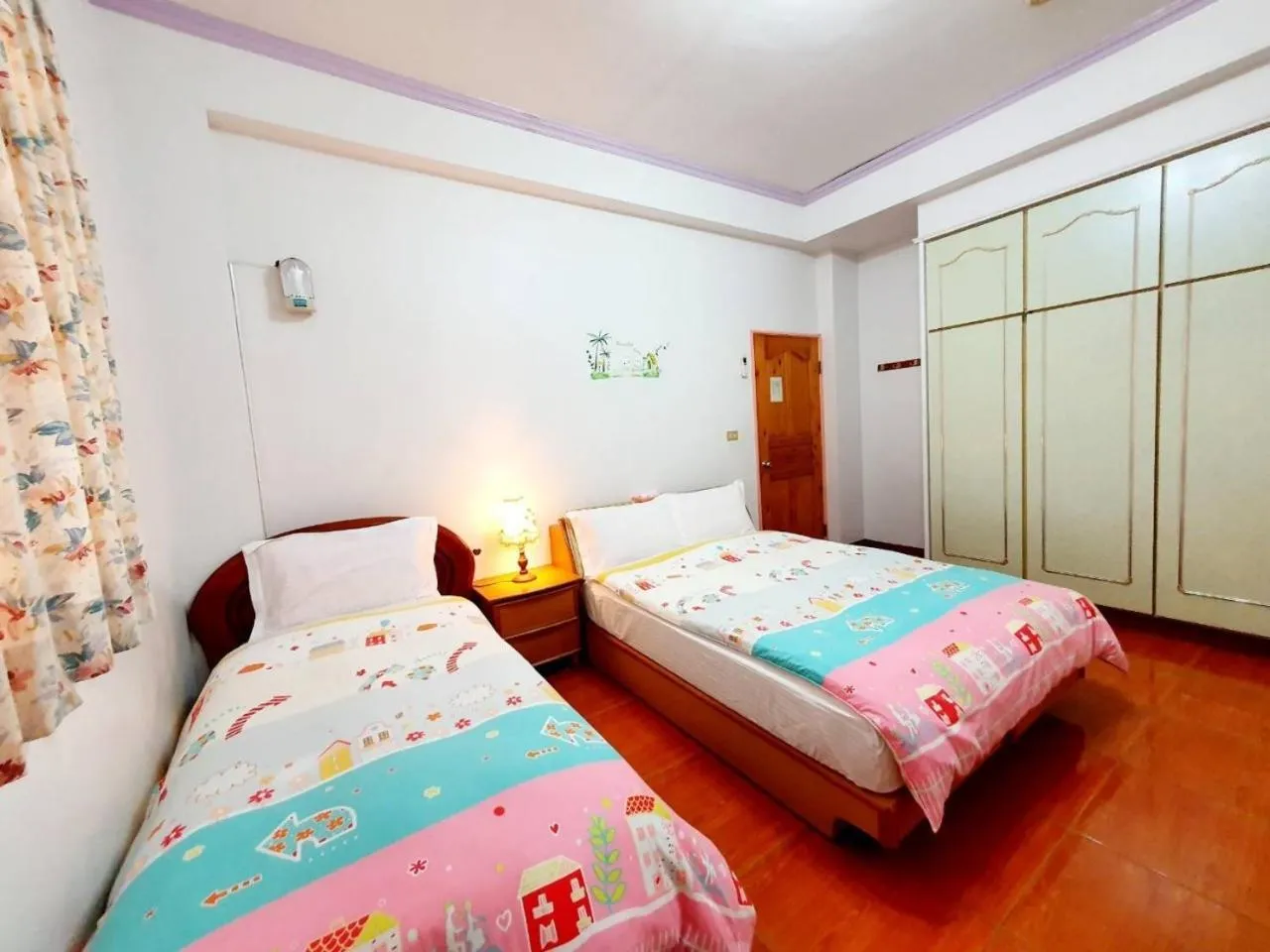 Bed in Yilan Xiang Feng Homestay