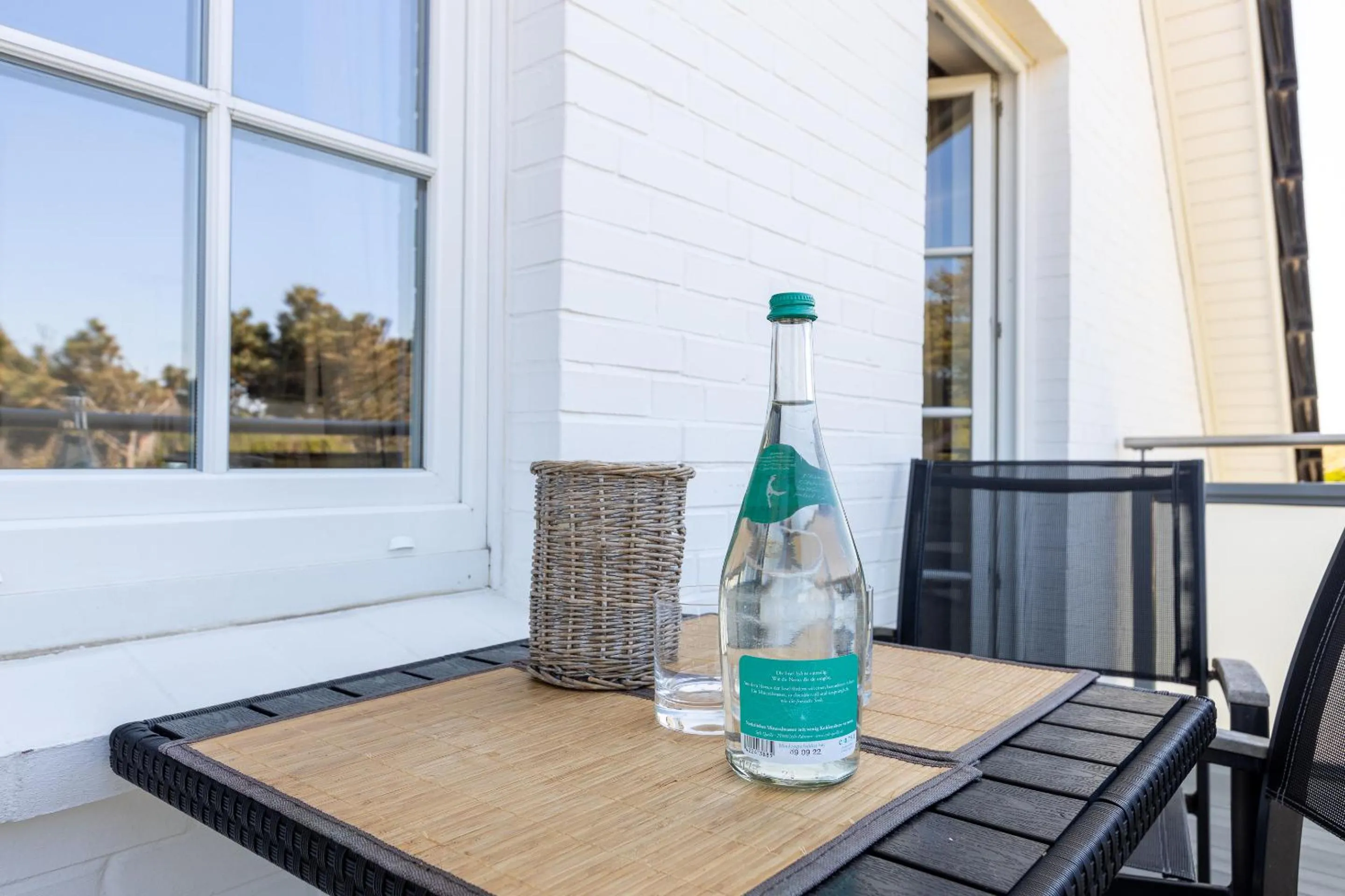Balcony/Terrace in Haus am Meer Strandmuschel