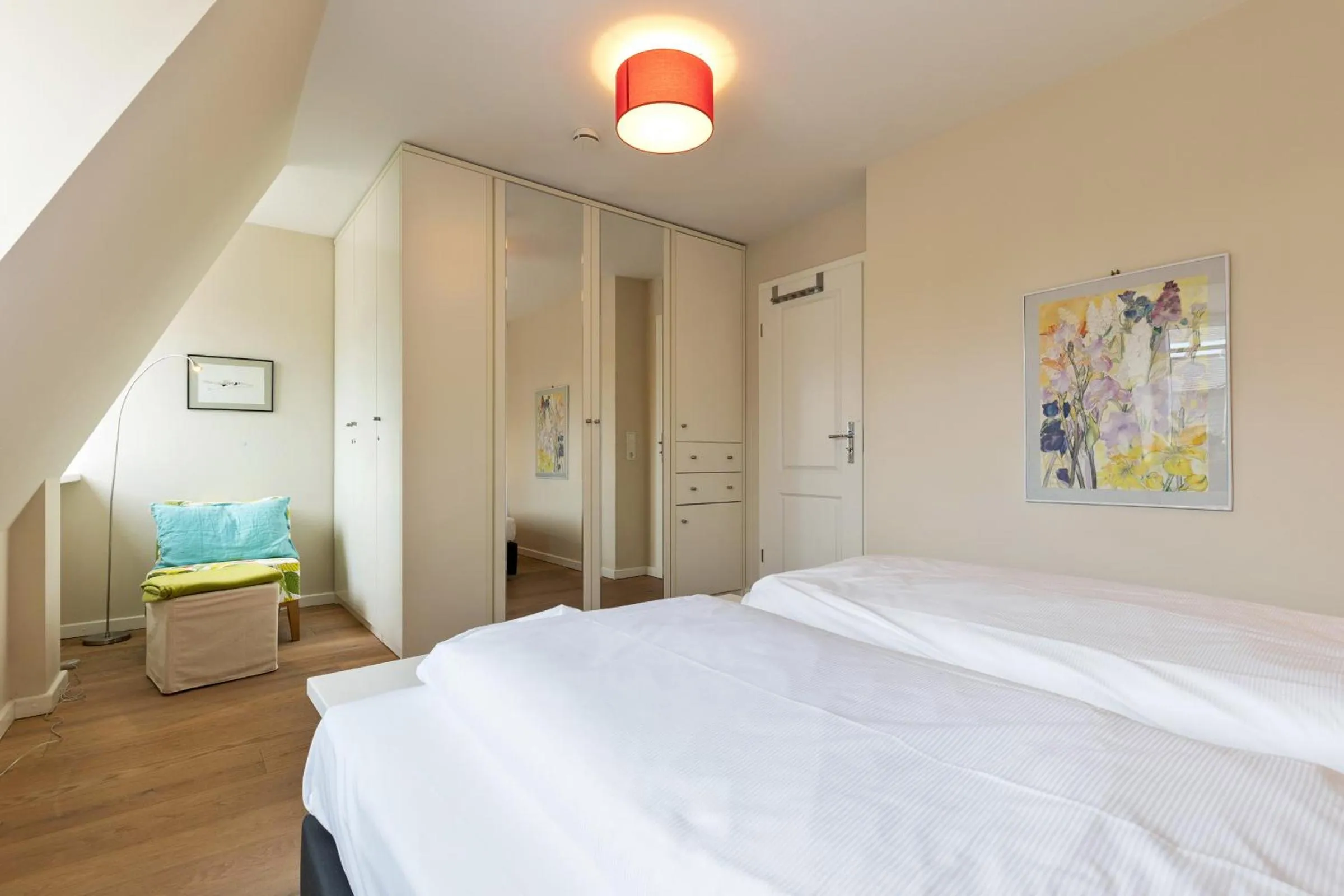 Bedroom, Bed in Herzstueck Whg 6