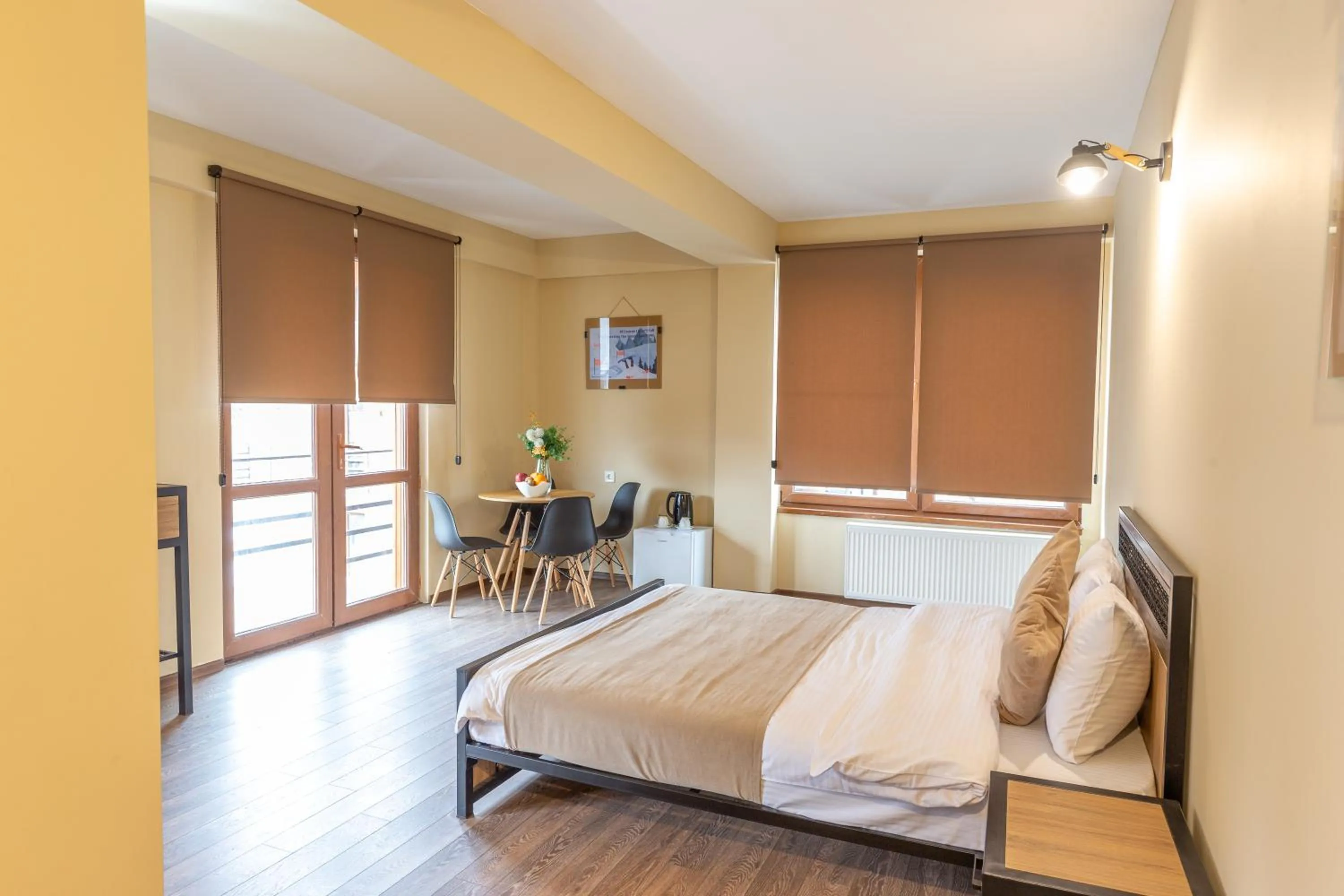 Bedroom, Bed in Pine Chalets by KA Group