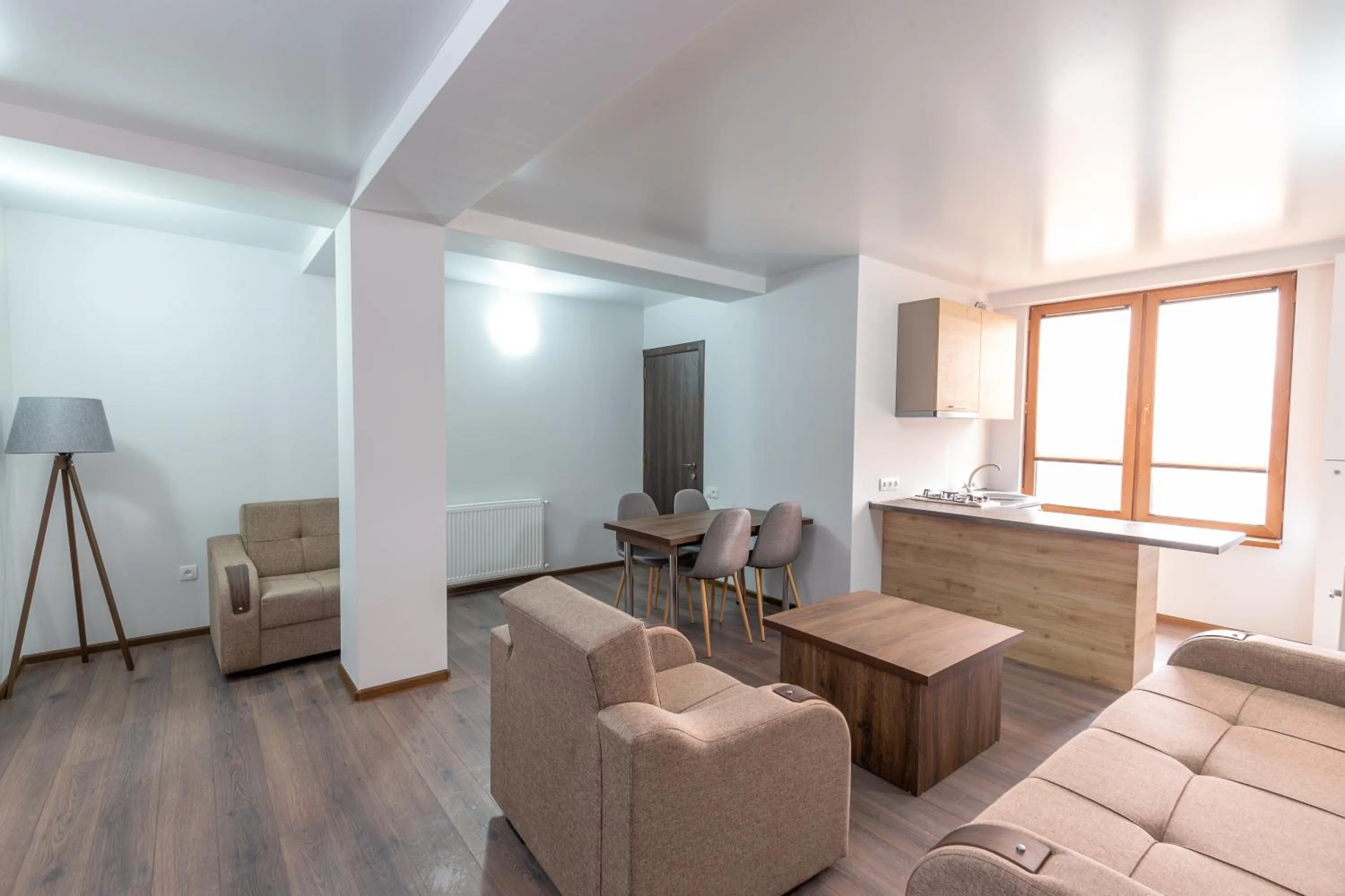 Living room in Pine Chalets by KA Group