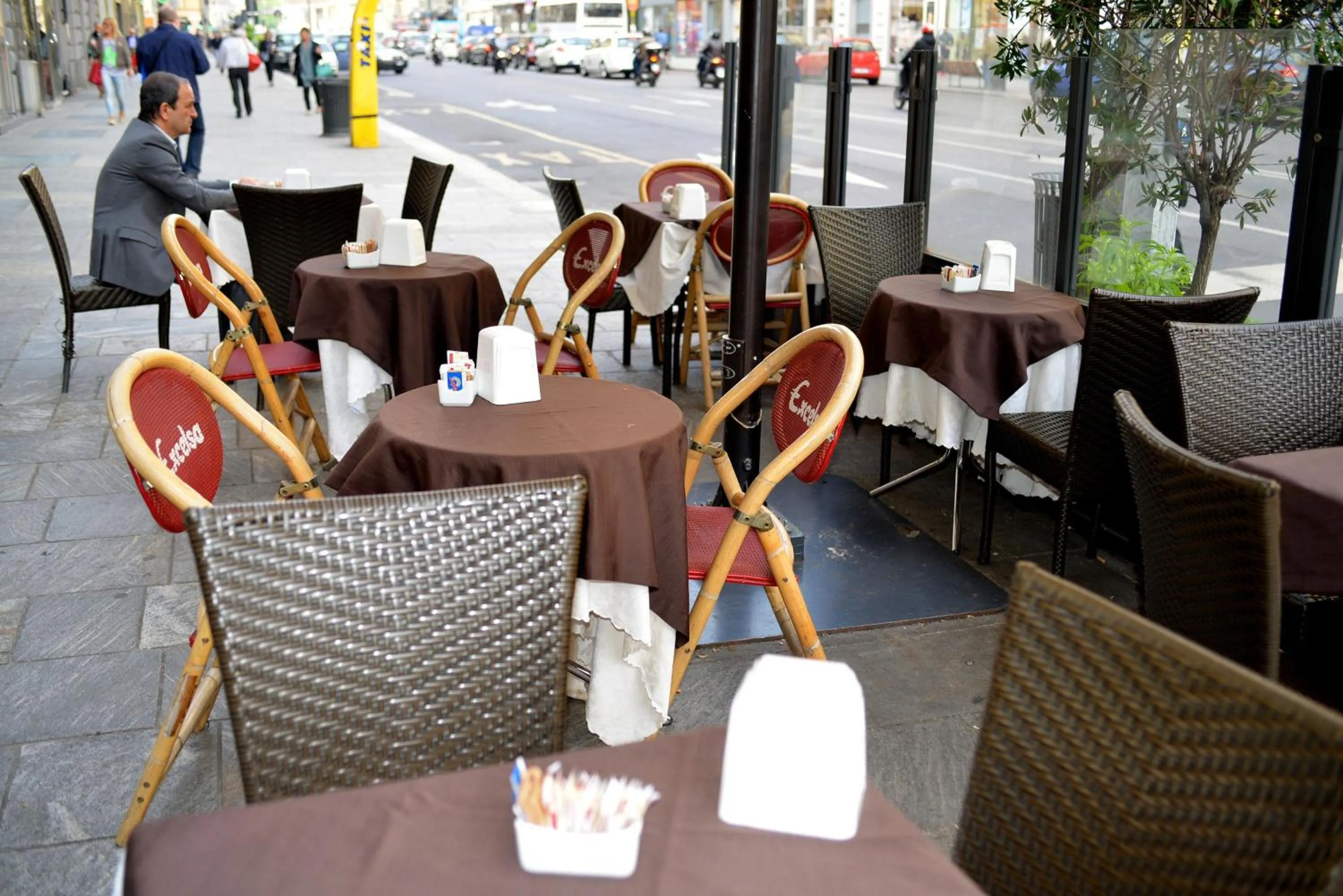 Patio in Hotel Aurora