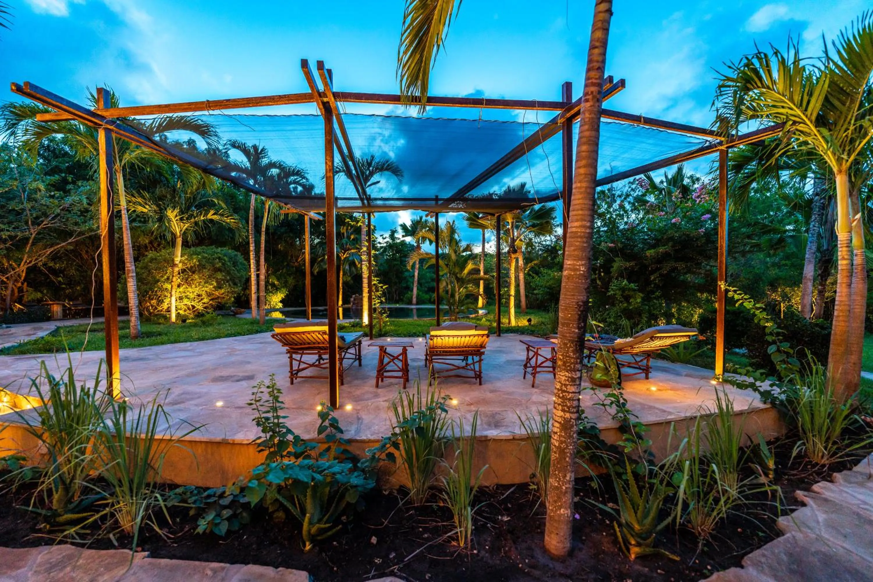 Patio in Tombo House