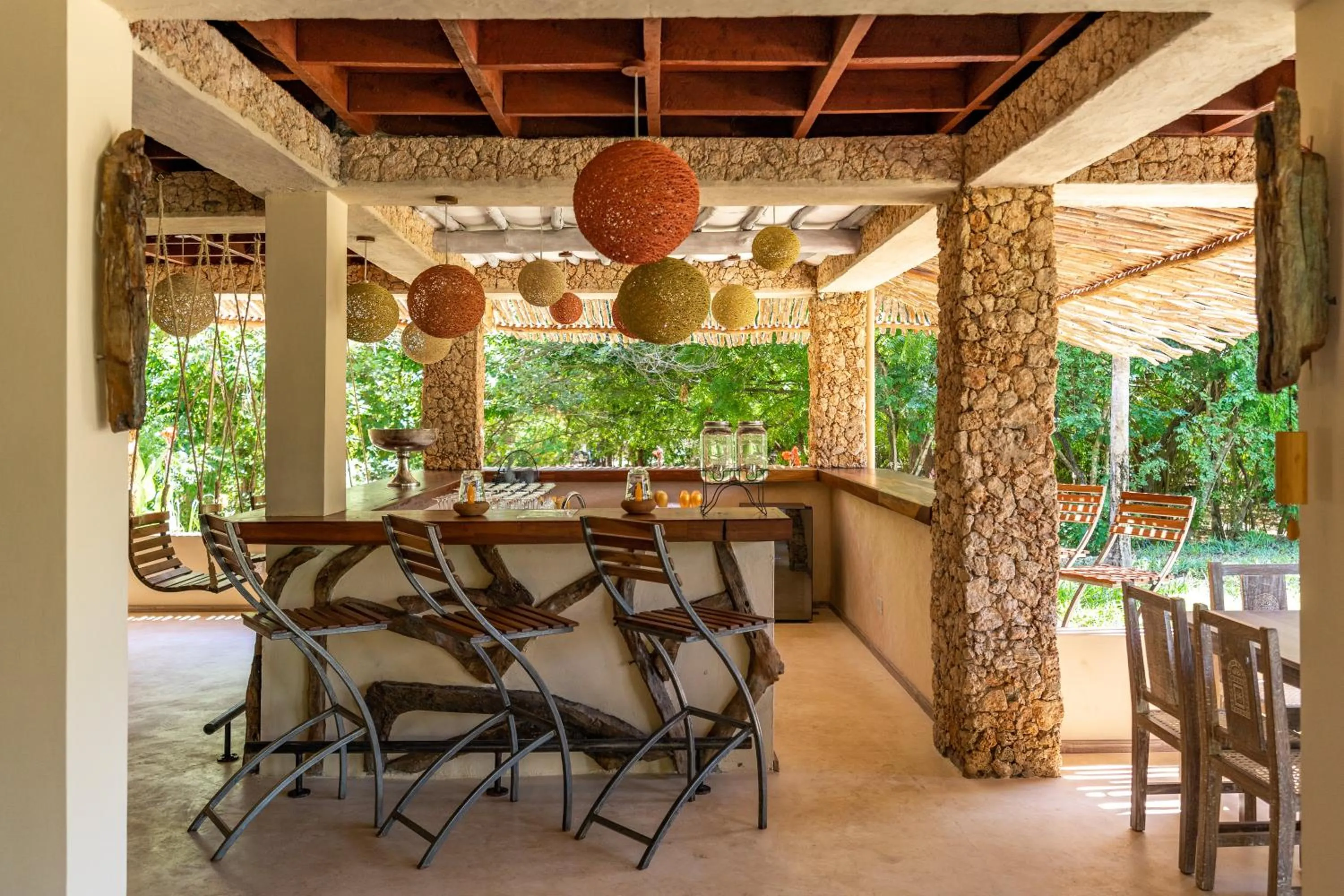 Seating area in Tombo House