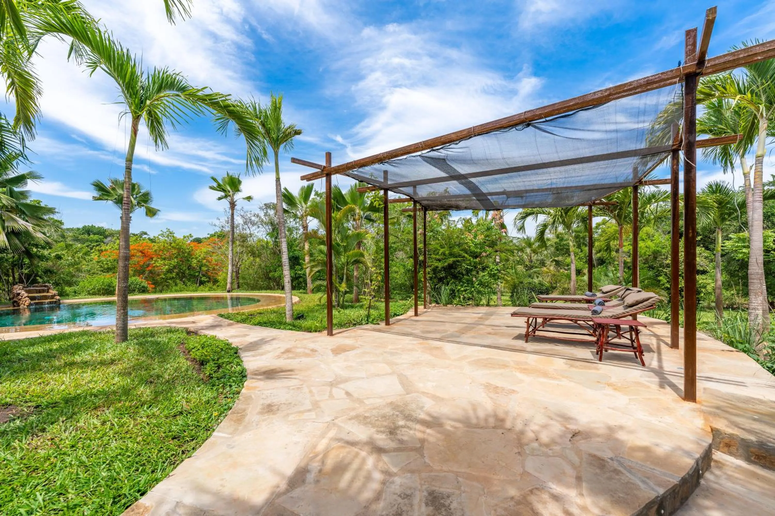 Patio in Tombo House