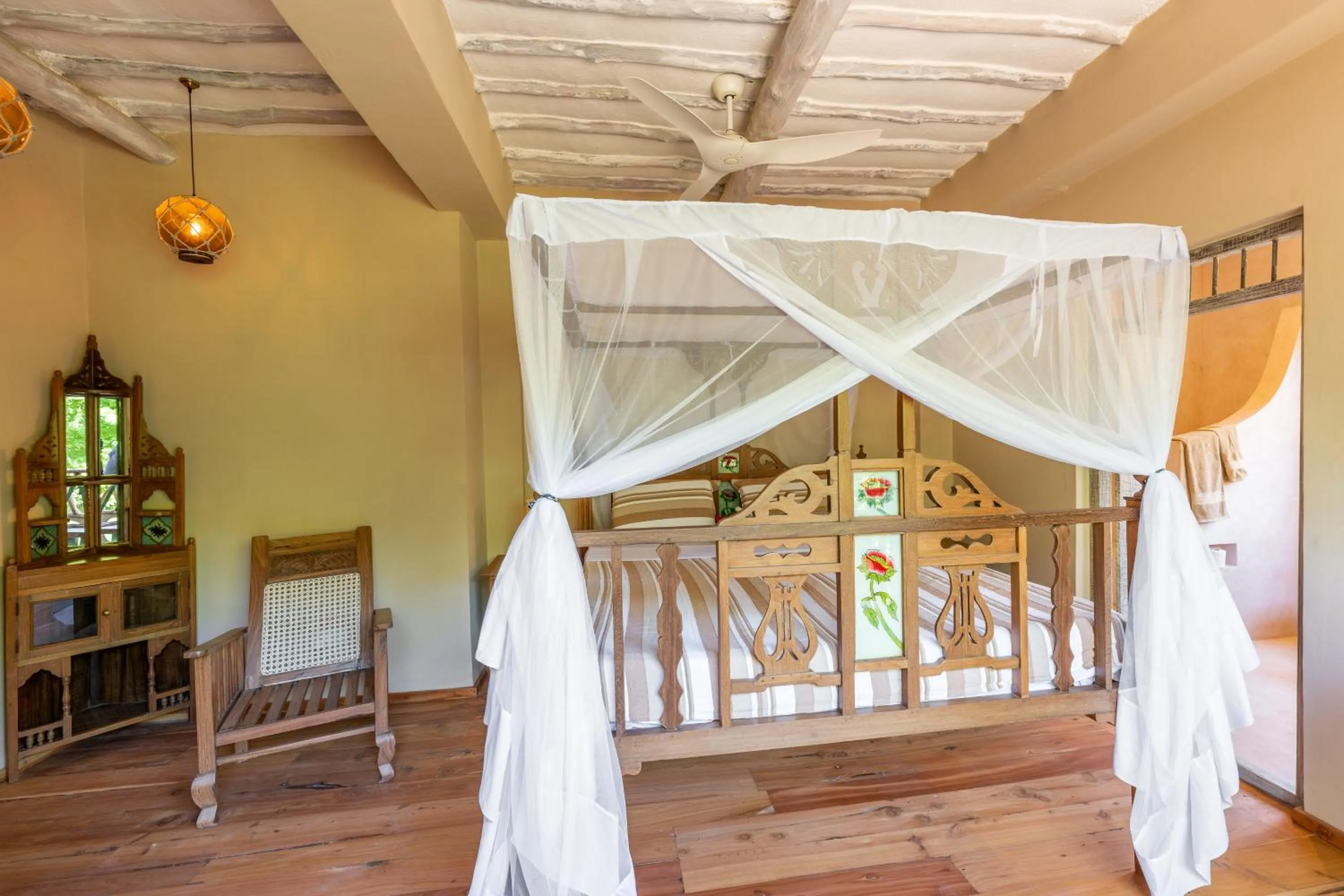 Bedroom, Bed in Tombo House