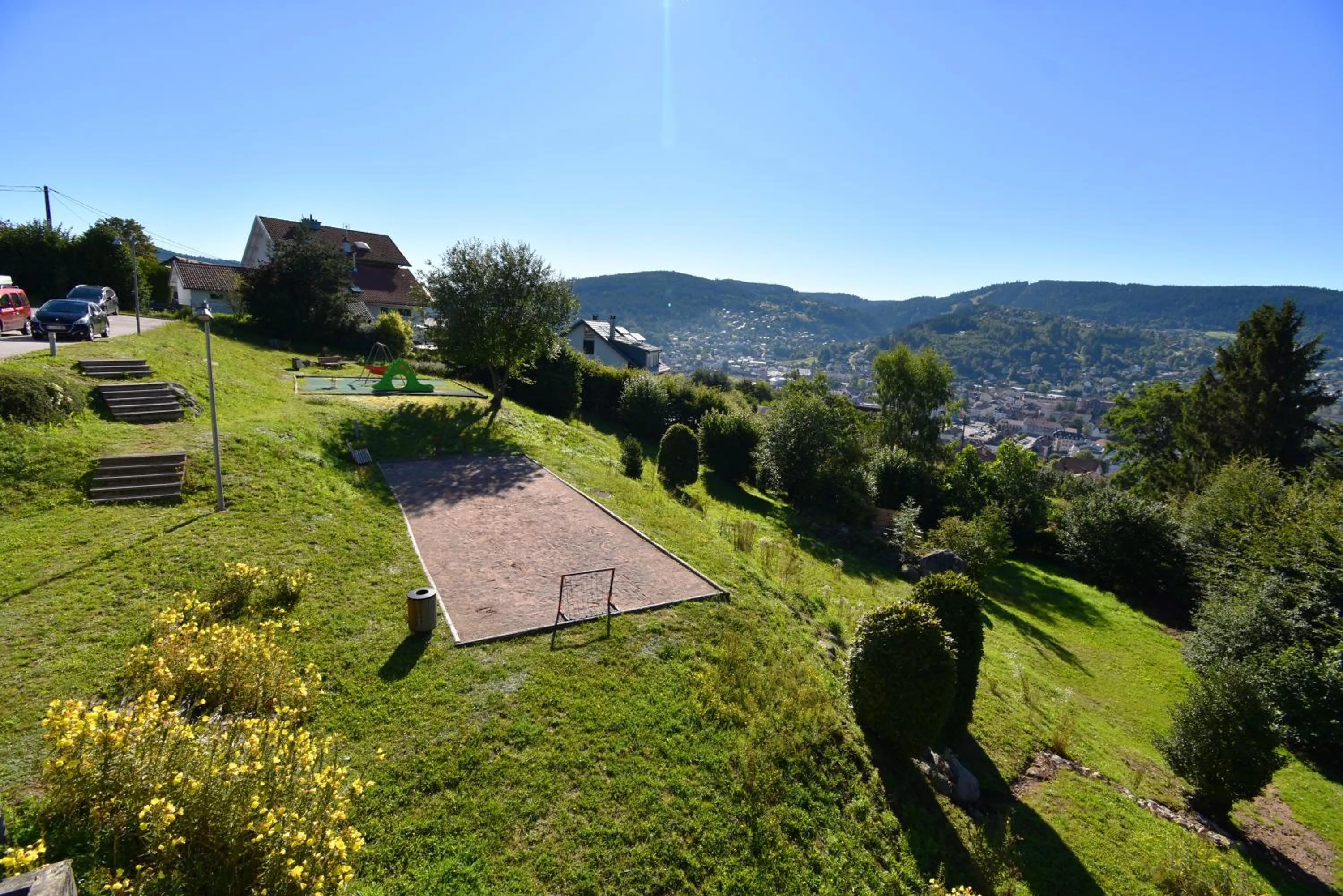 Children play ground in Le Herbau