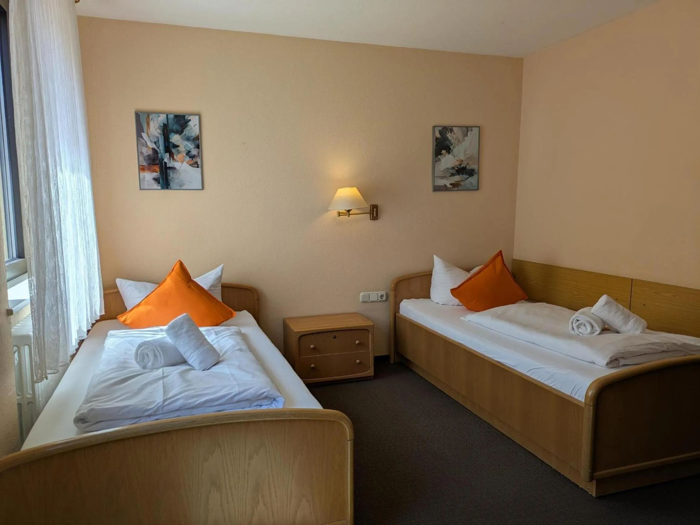 Photo of the whole room, Bed in Hotel Walzwerk