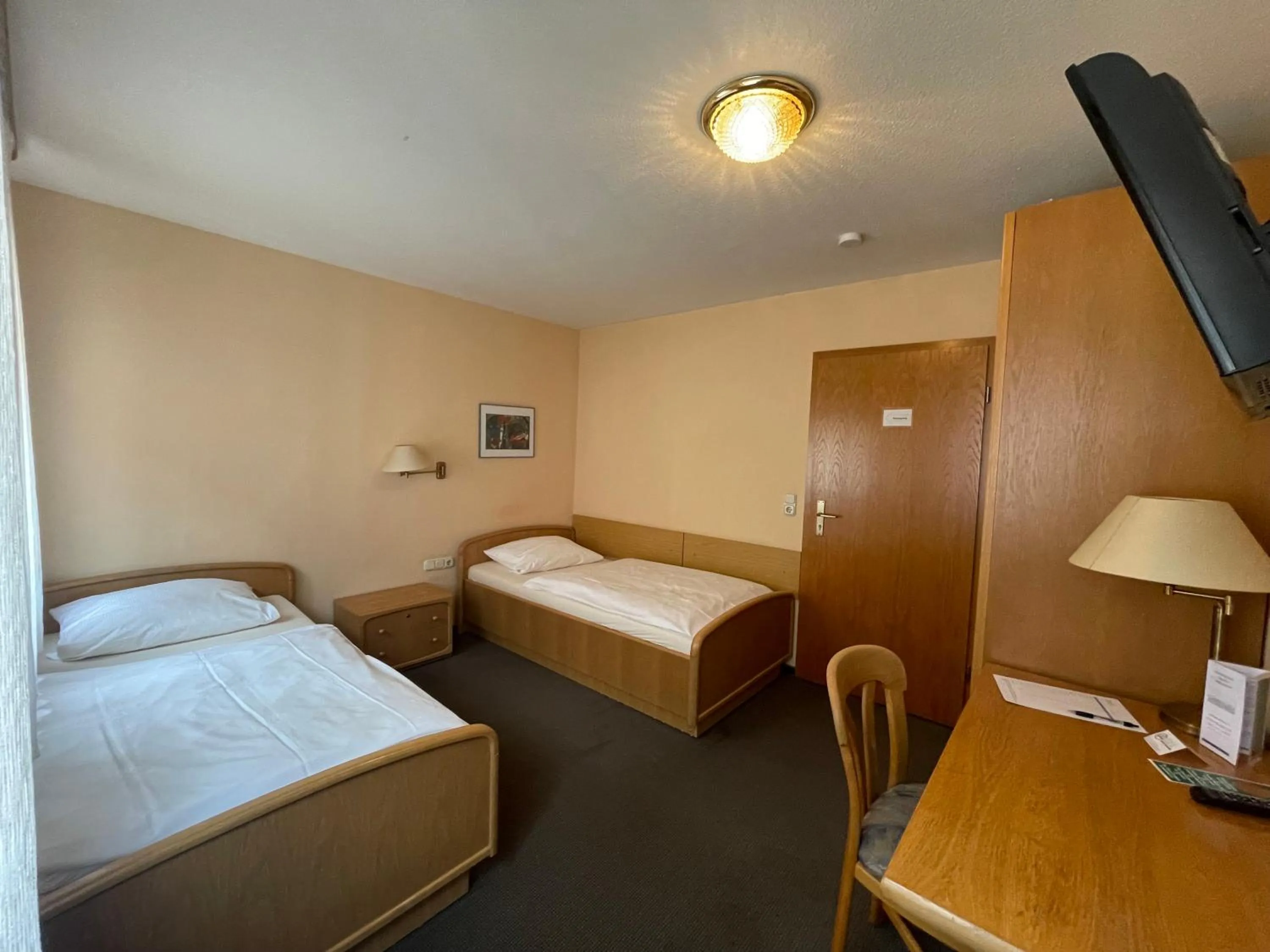 Photo of the whole room, Bed in Hotel Meilchen