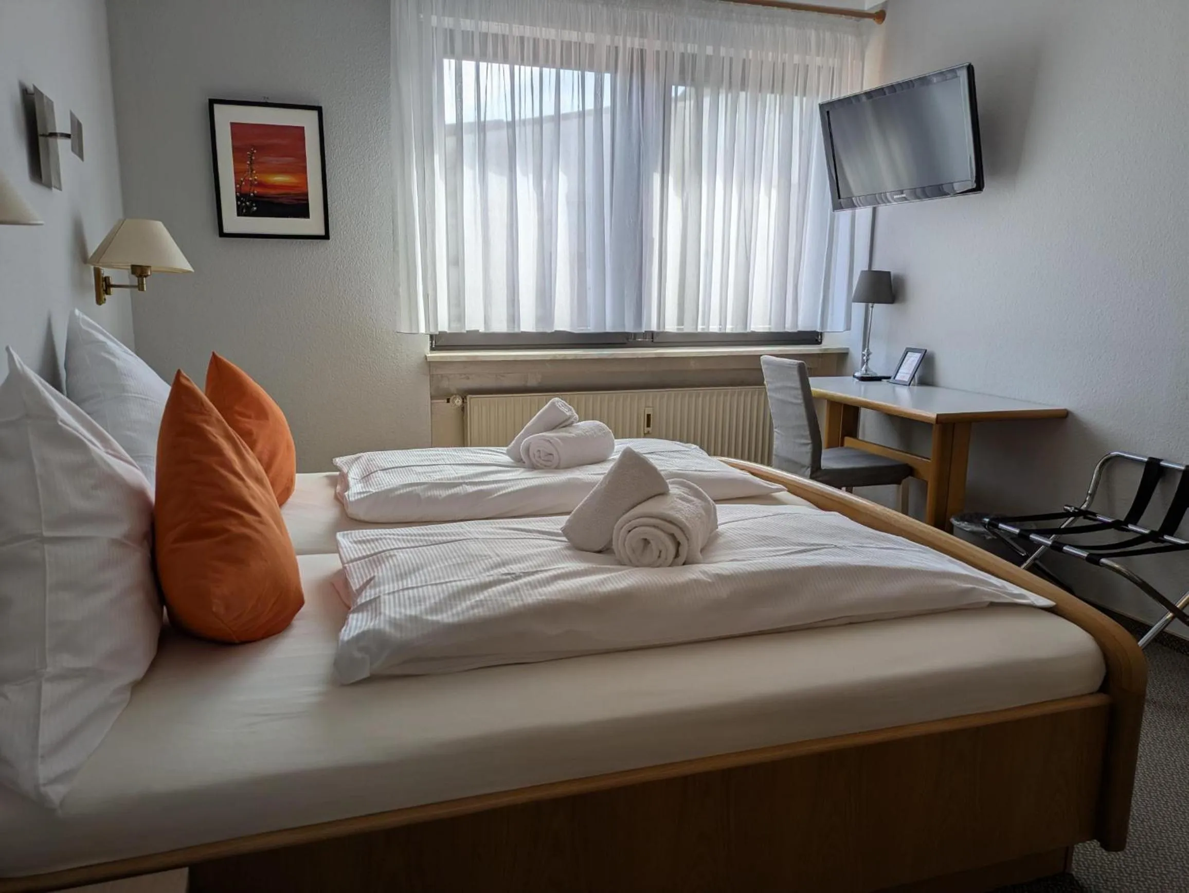 Bed in Hotel Walzwerk