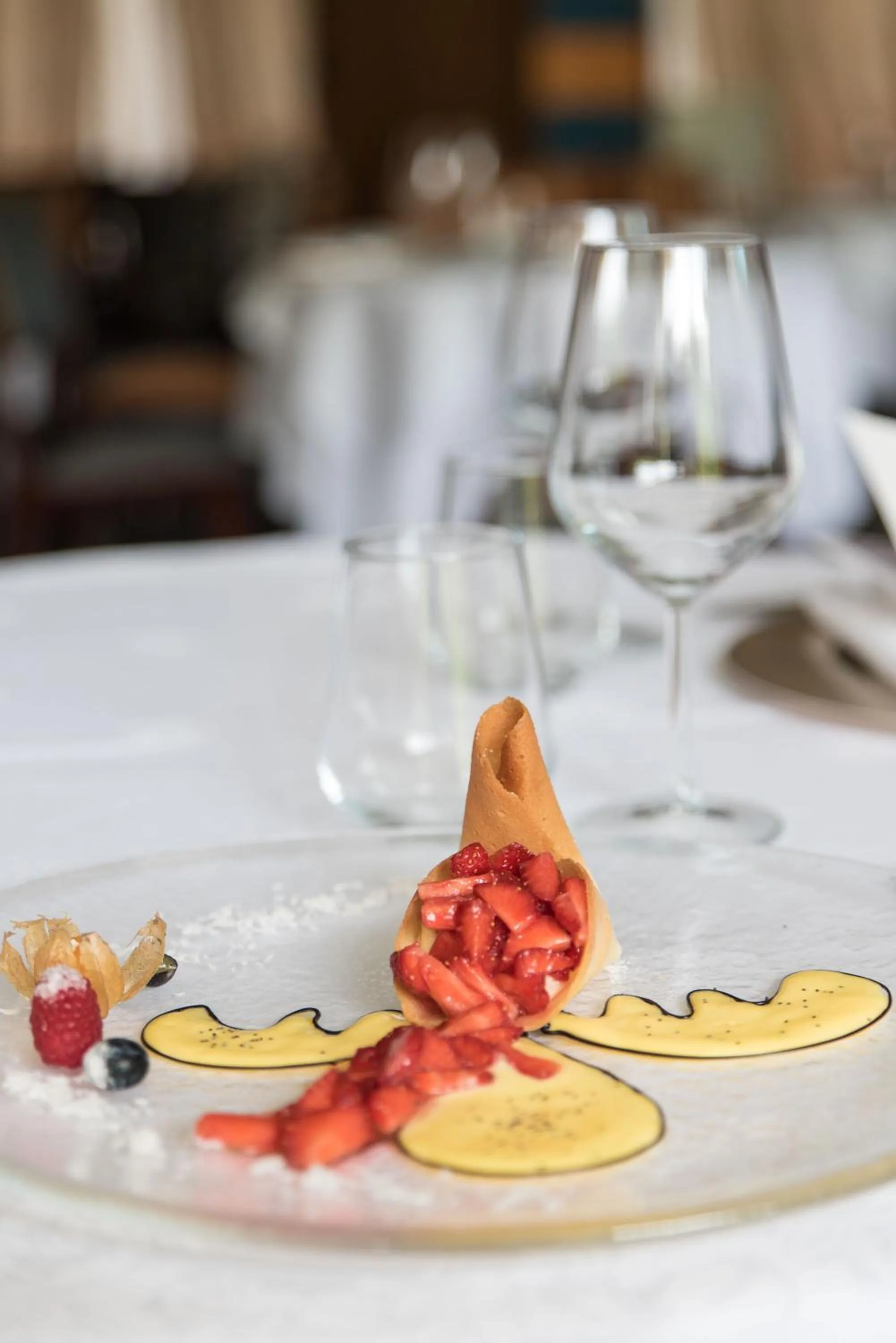 Food close-up in Grand Hotel Tamerici & Principe