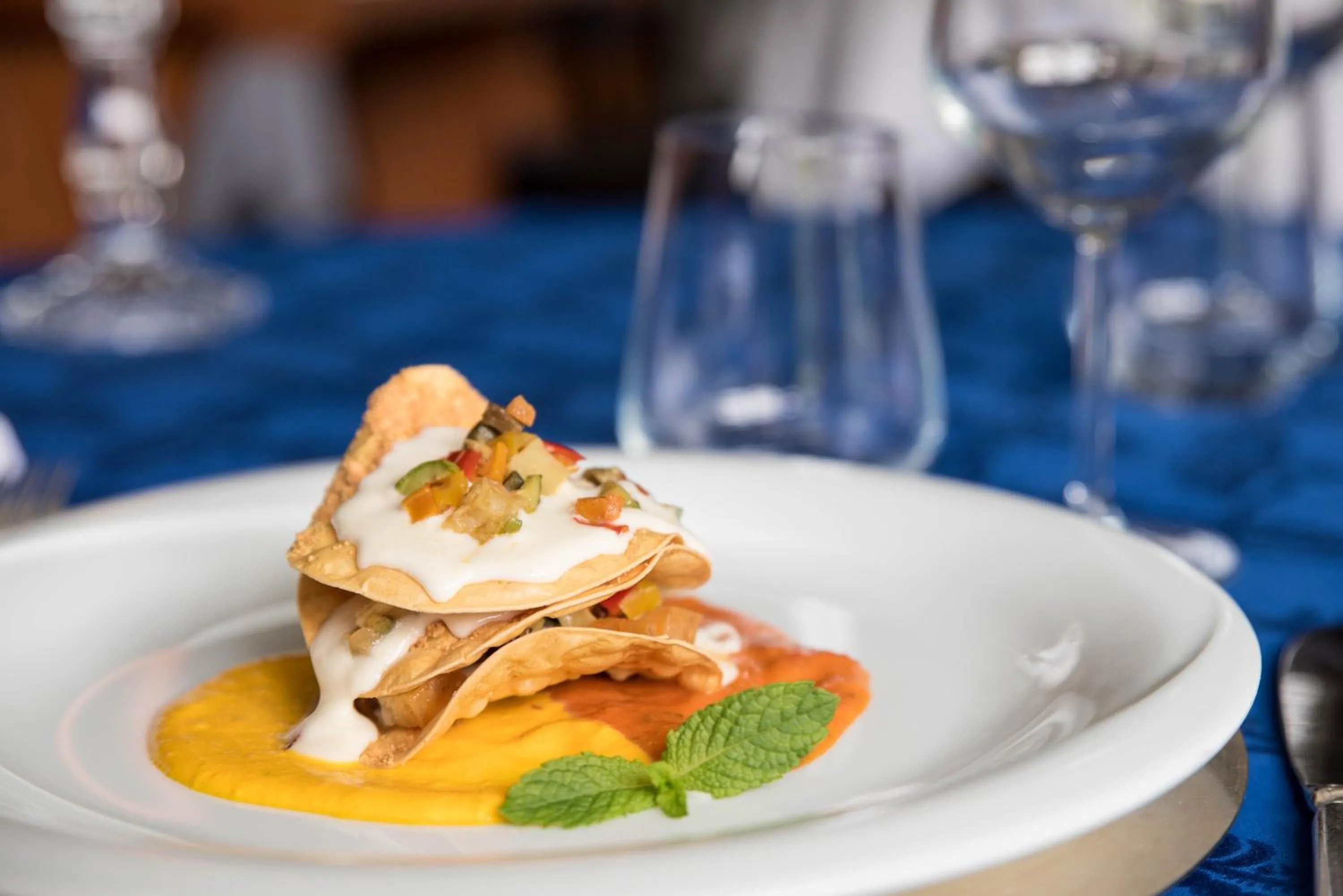 Food close-up in Grand Hotel Tamerici & Principe