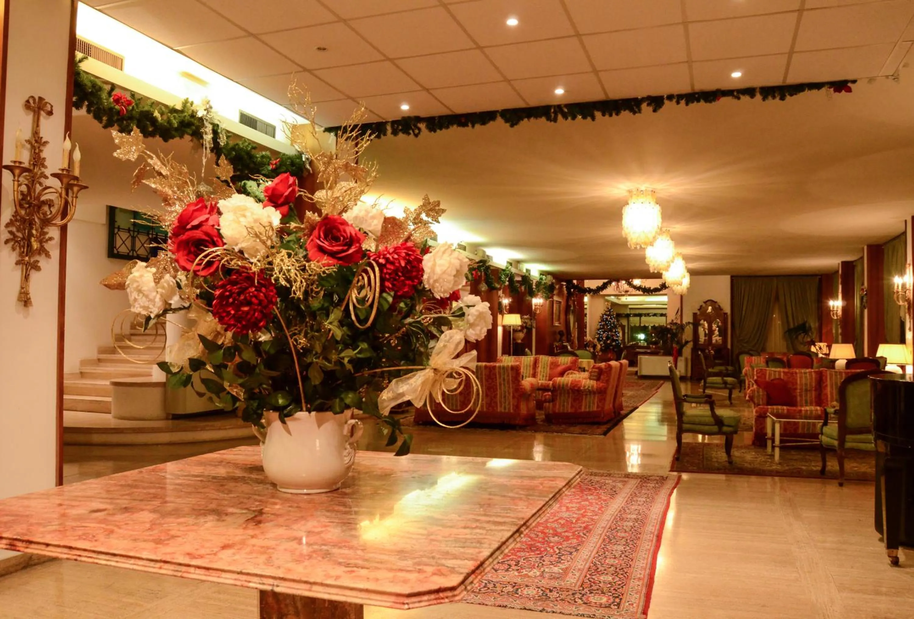 Lobby or reception in Grand Hotel Tamerici & Principe