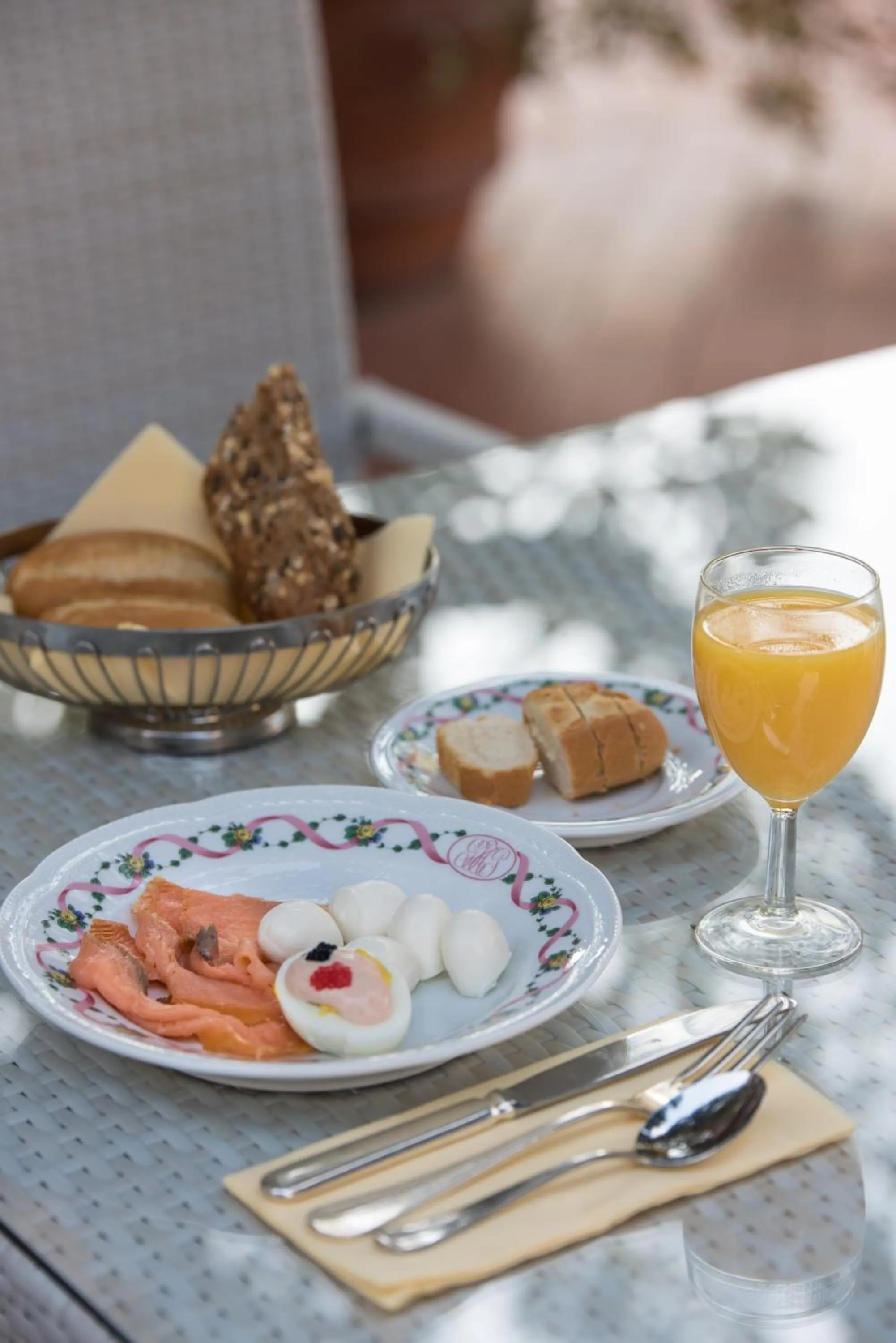 Breakfast in Grand Hotel Tamerici & Principe