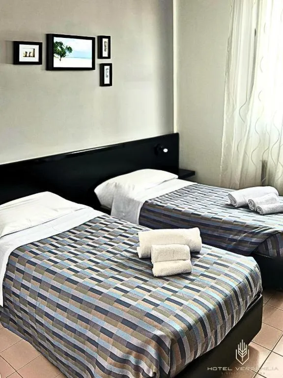 Bed in Verdemilia Hotel