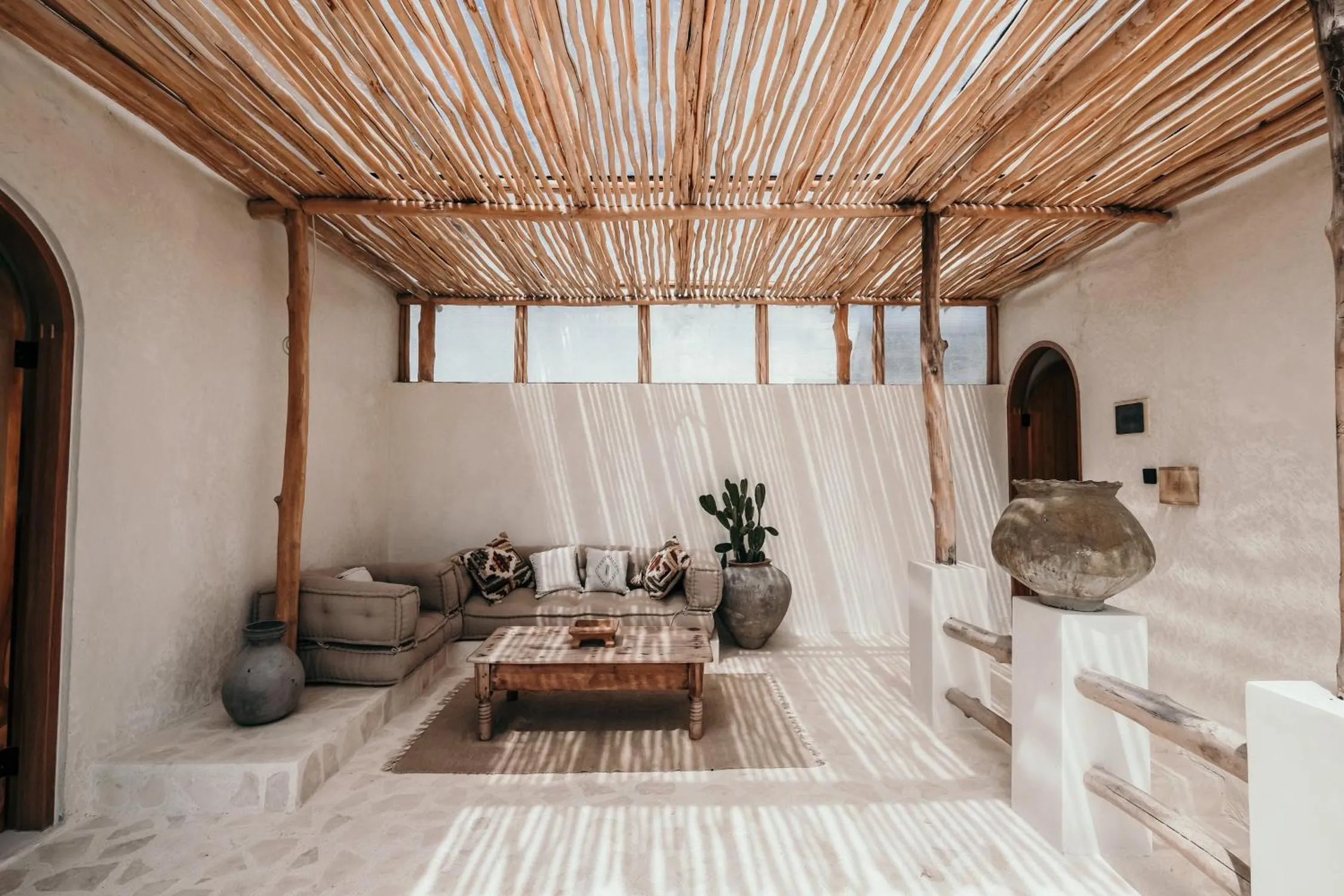 Seating area in Villa A Canggu