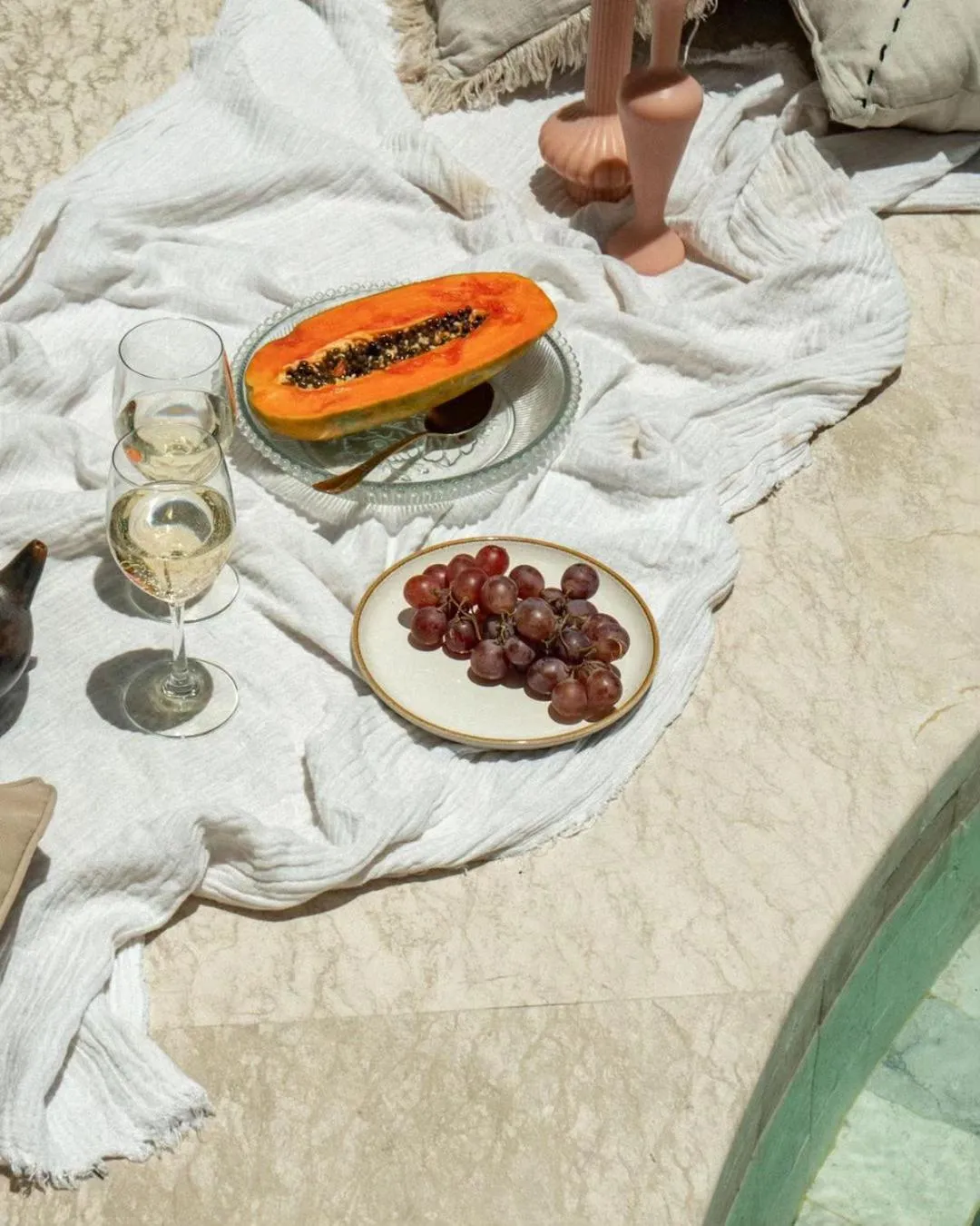 Food and drinks in Villa A Canggu