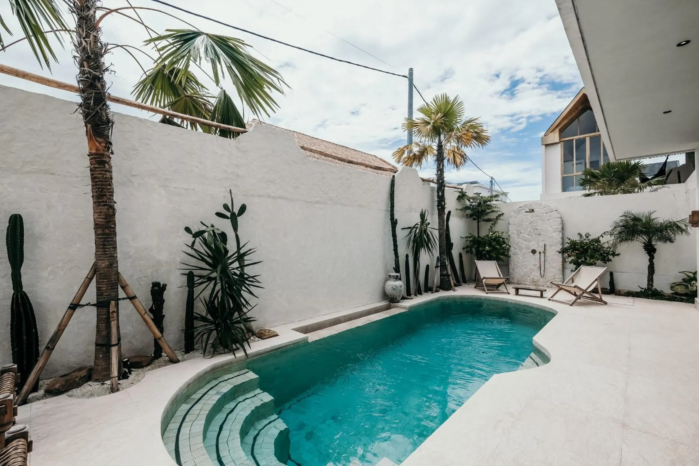 Pool view in Villa A Canggu