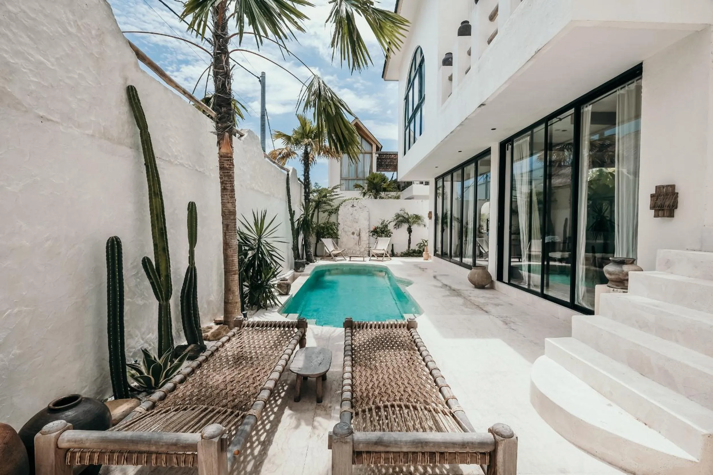 Pool view in Villa A Canggu