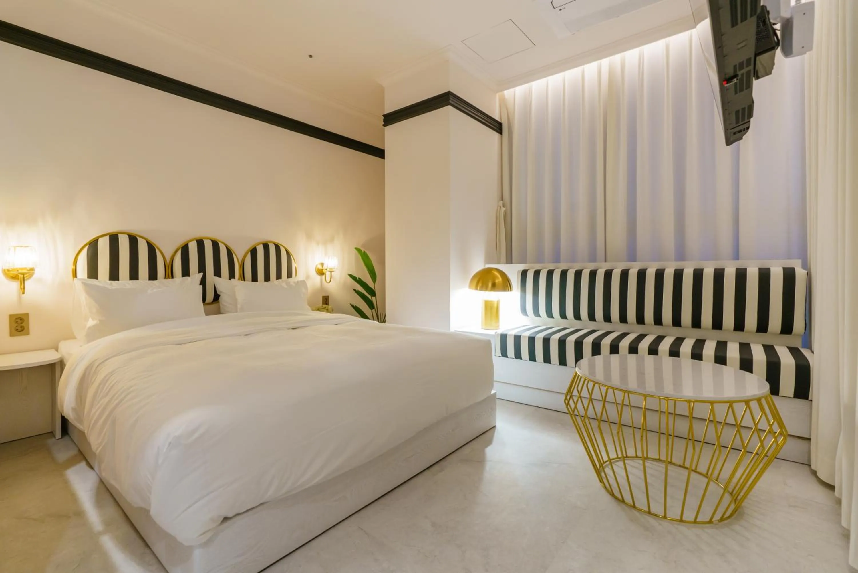 Bed in Yangju Hotel Ippda