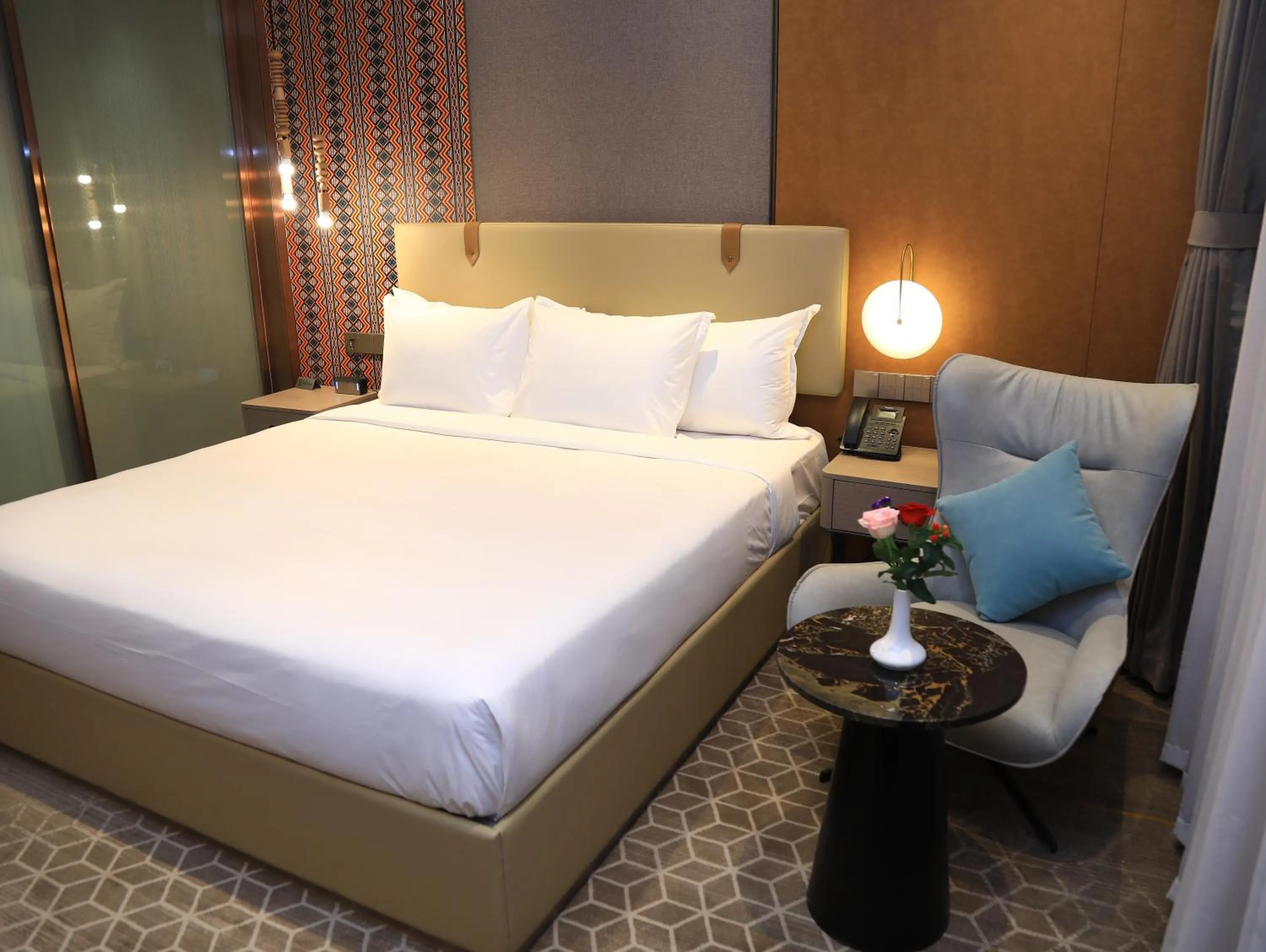 Bed in Skylight In-Terminal Hotel