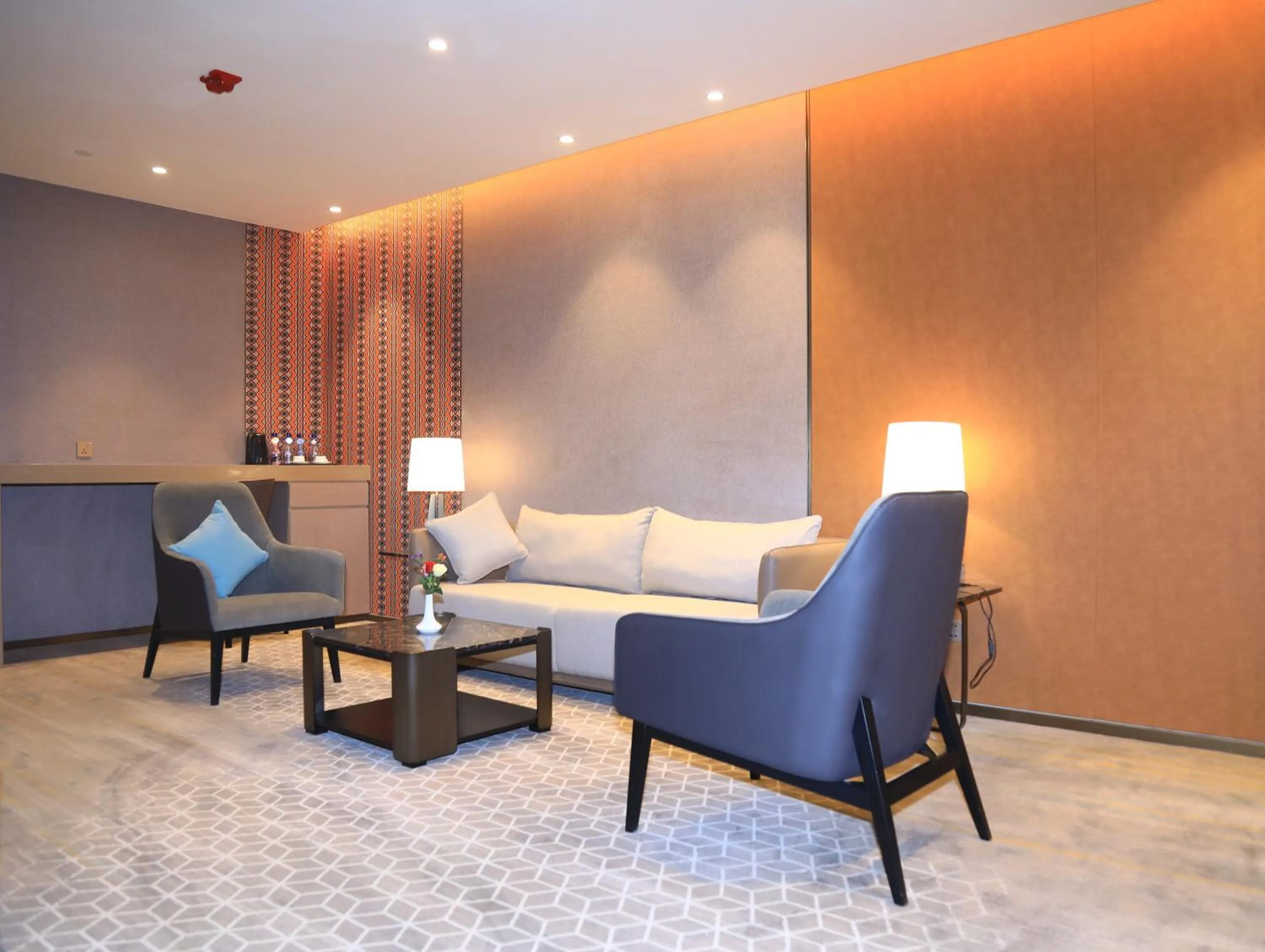 Living room in Skylight In-Terminal Hotel