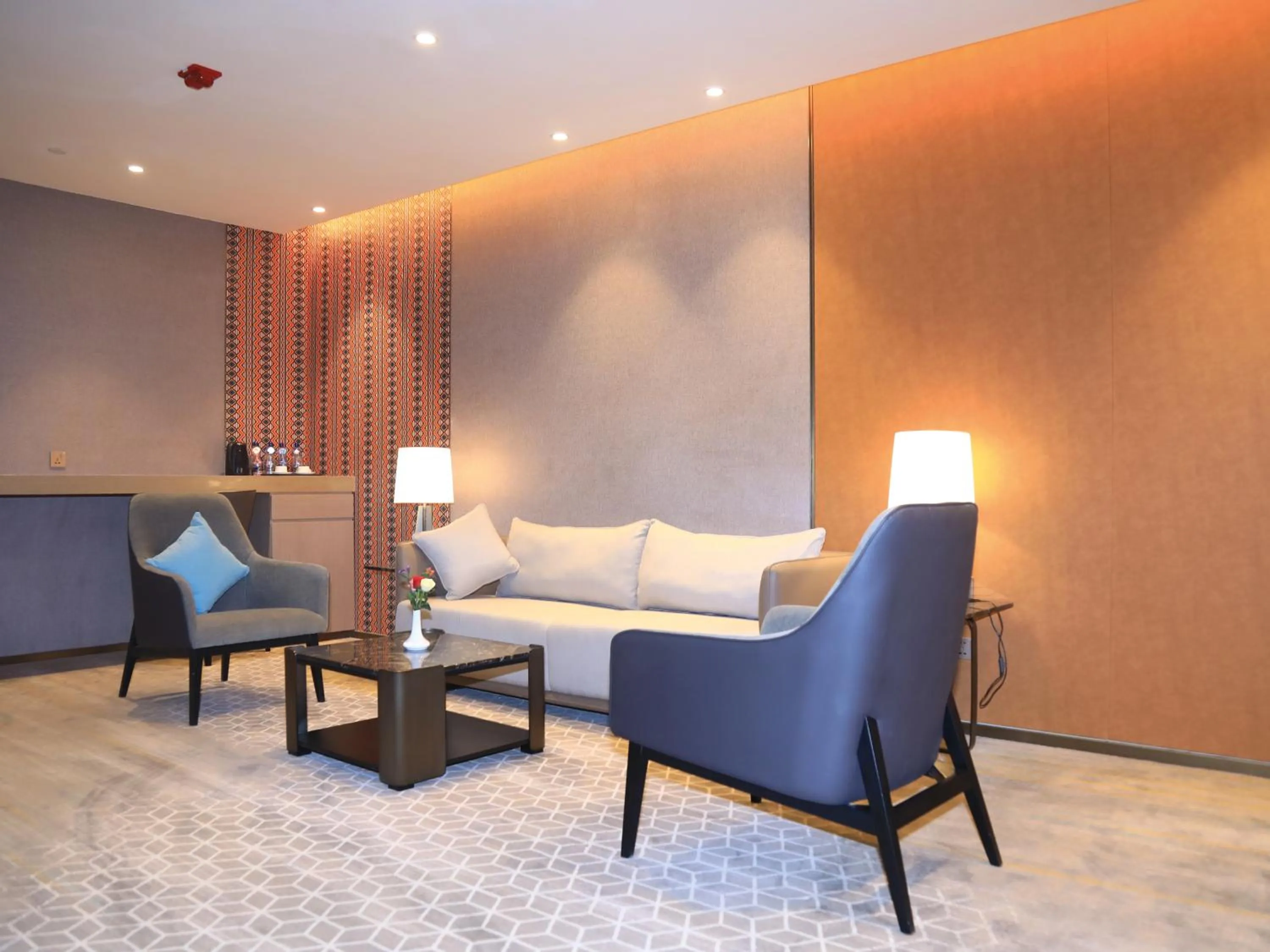 Living room in Skylight In-Terminal Hotel