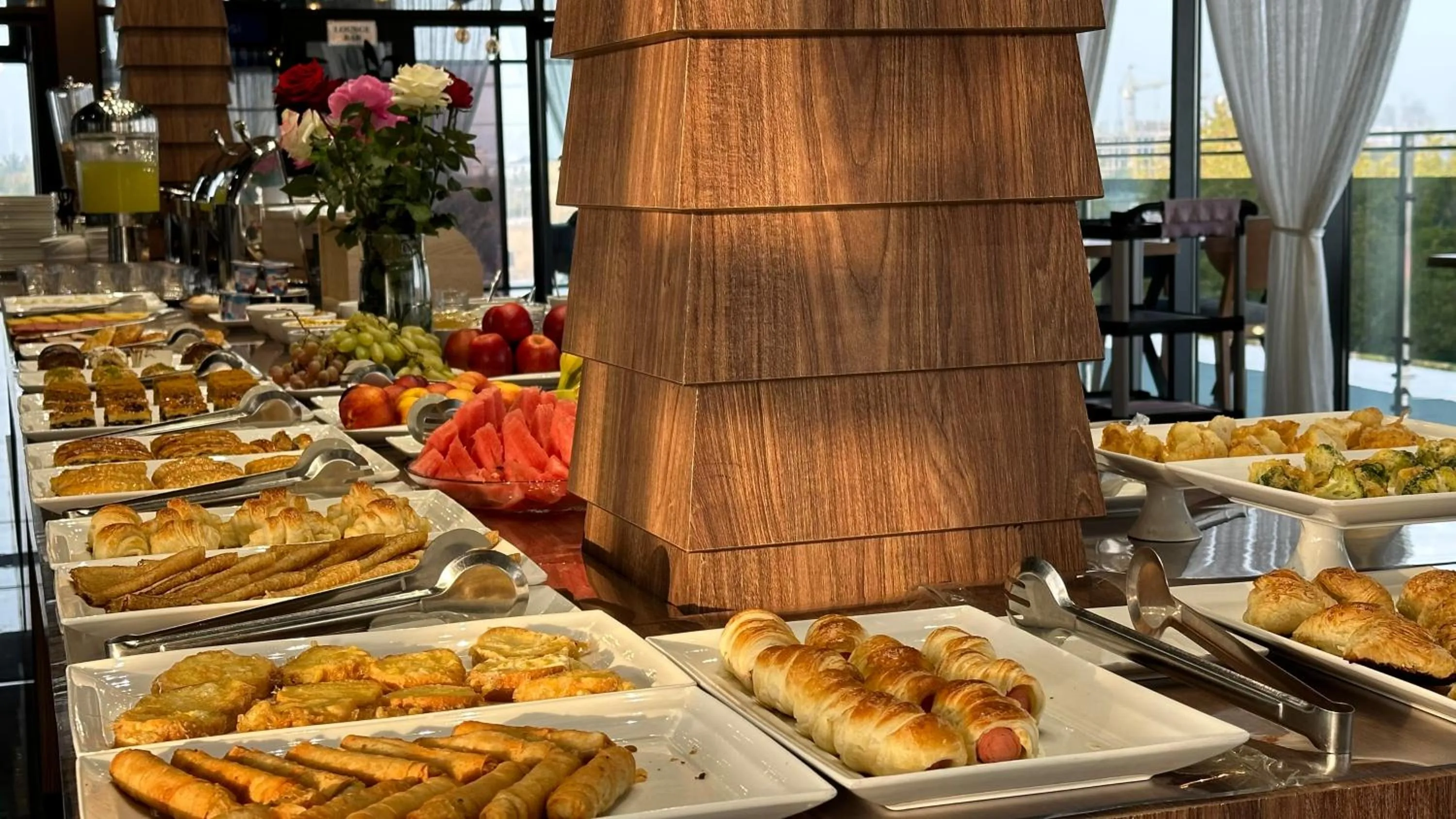 Buffet breakfast in Rayyan Hotel & SPA Tashkent