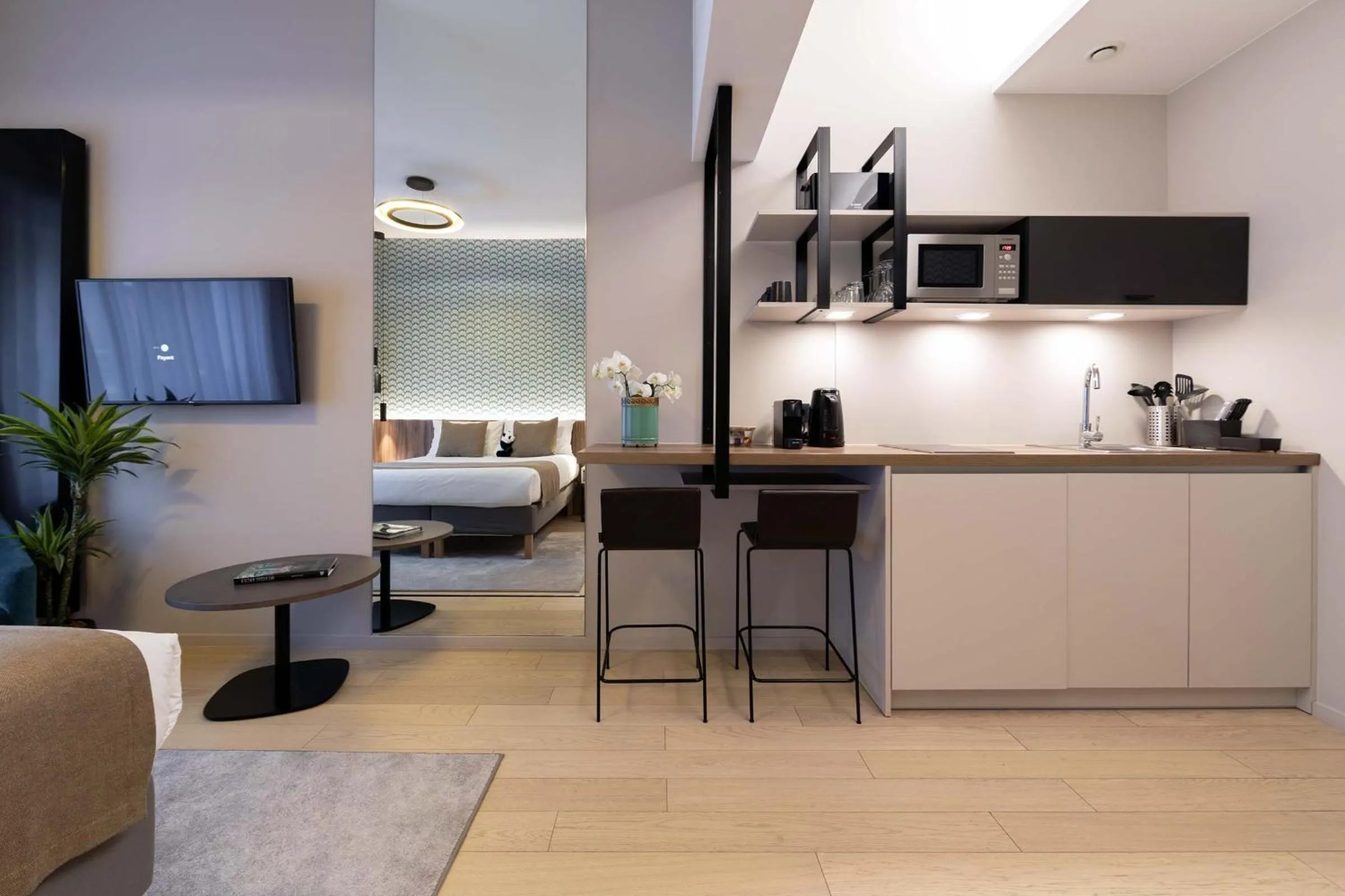 Coffee/tea facilities in The Central Kirchberg - Smart ApartHotel