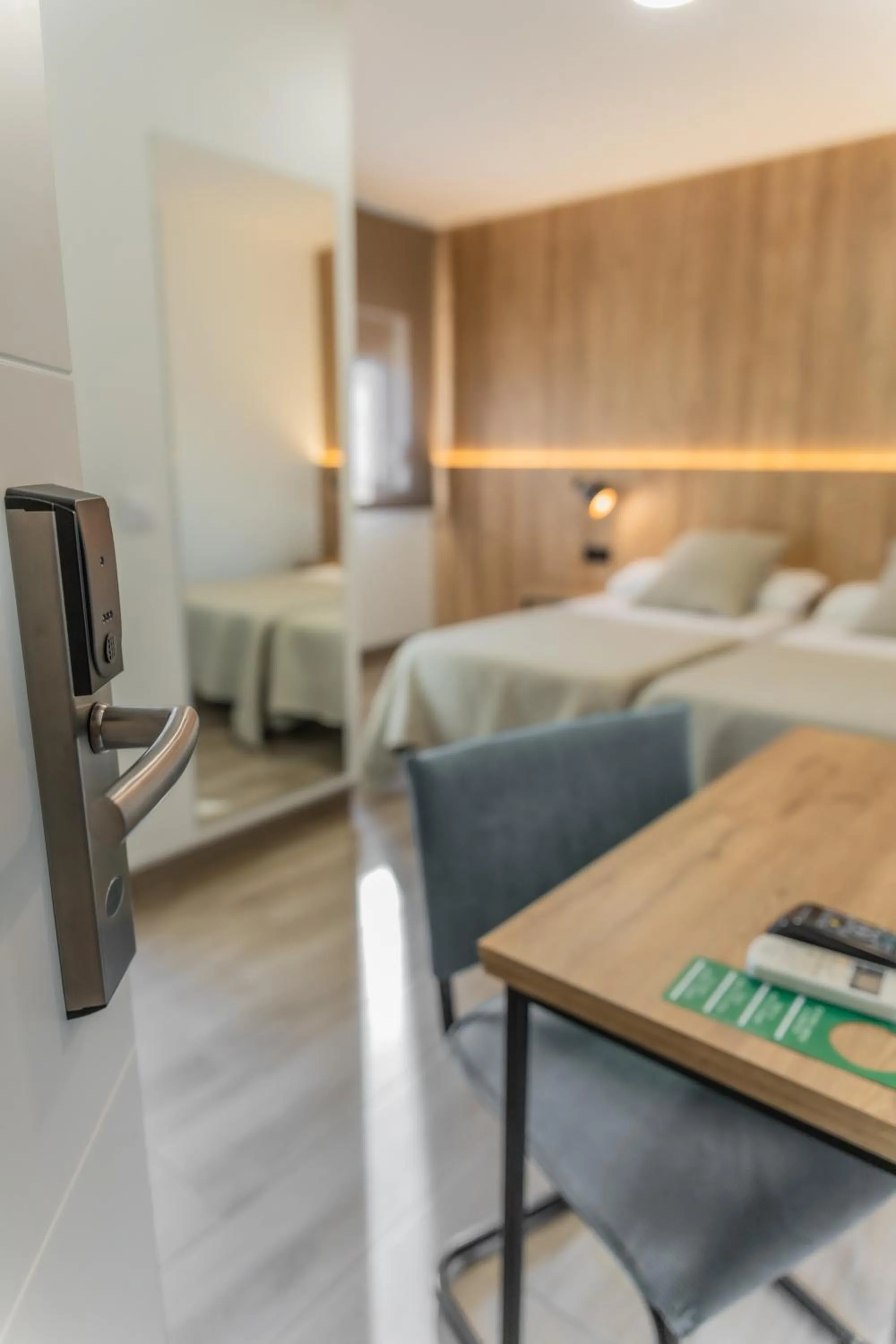 View (from property/room), Bed in Hotel Kika