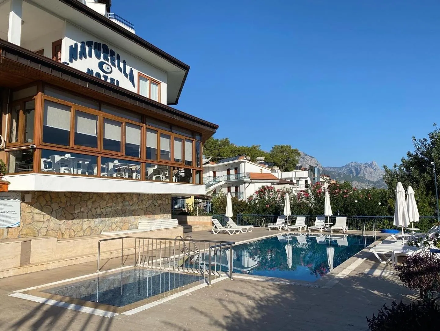 Pool view in NATURELLA APART HOTEL