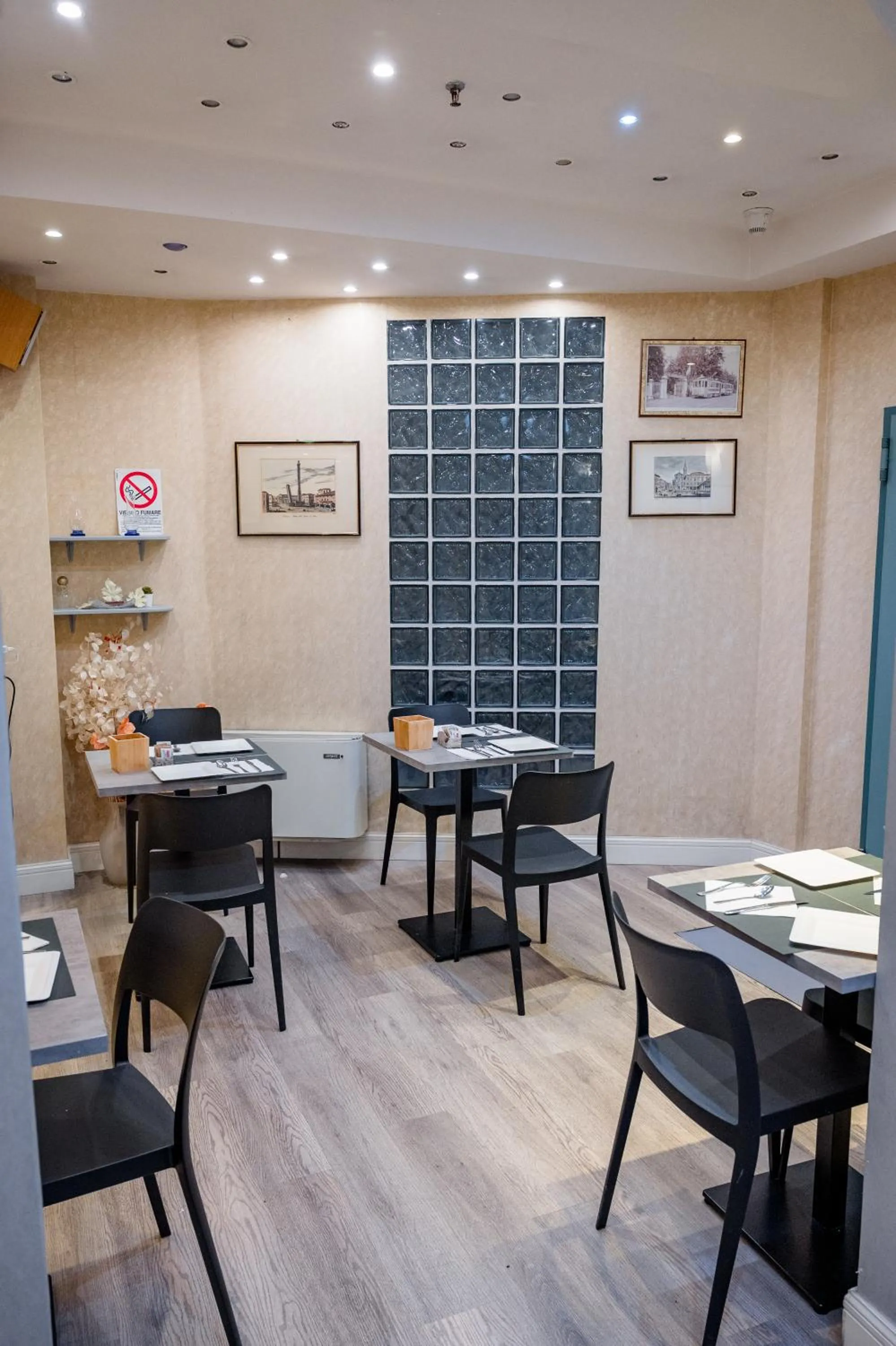 Decorative detail in Hotel Centrale