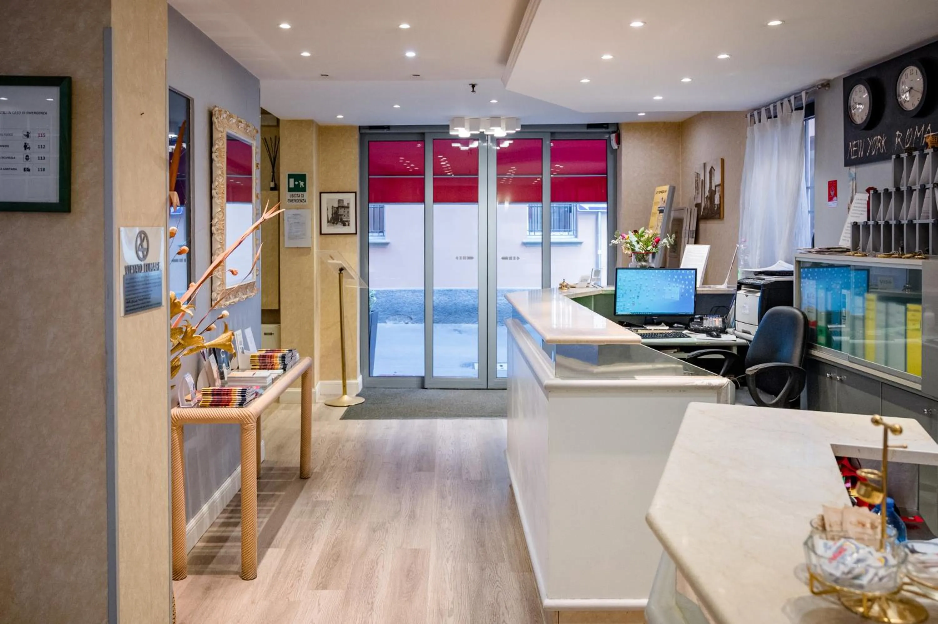 Lobby or reception in Hotel Centrale