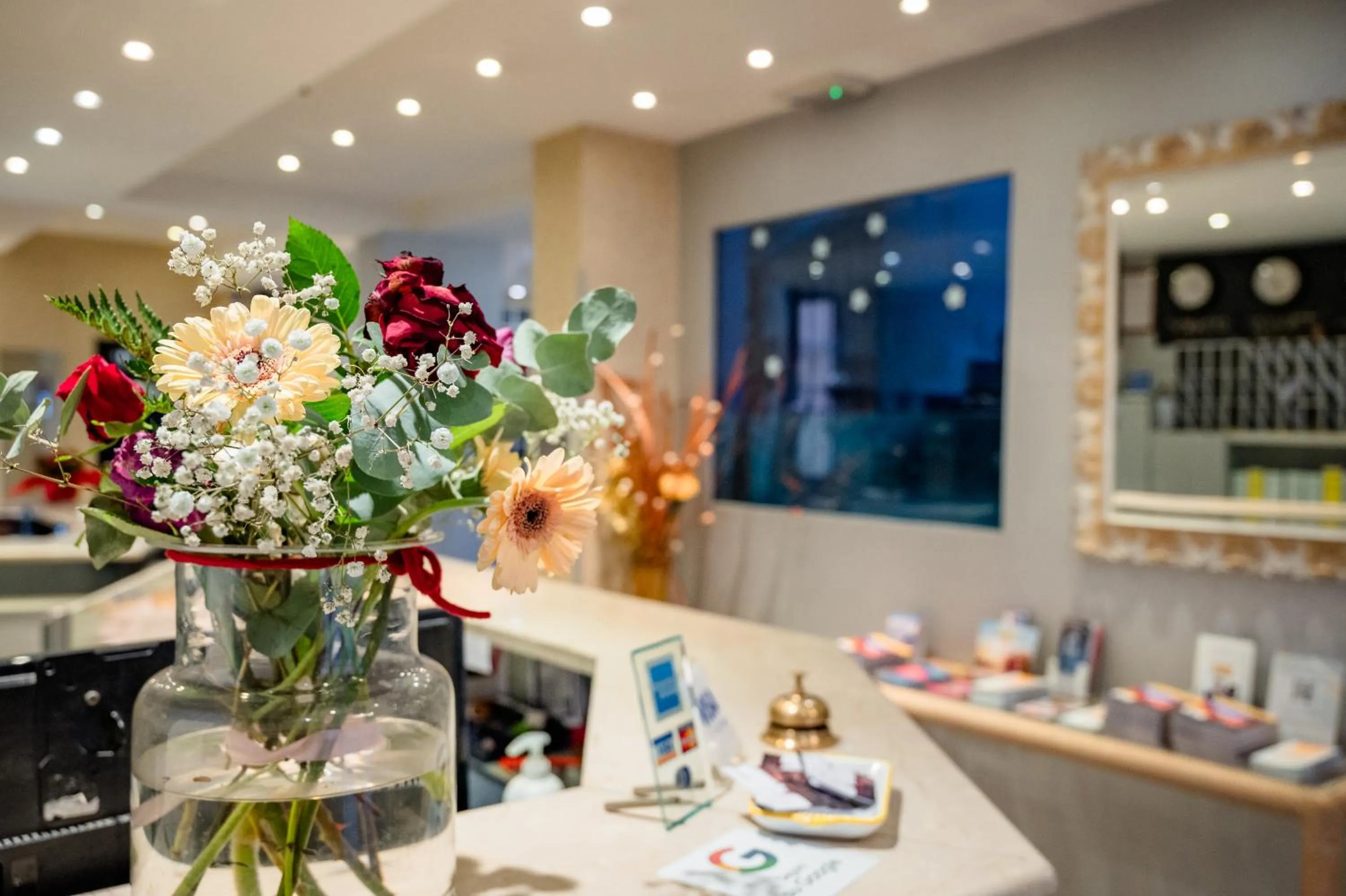 Decorative detail in Hotel Centrale