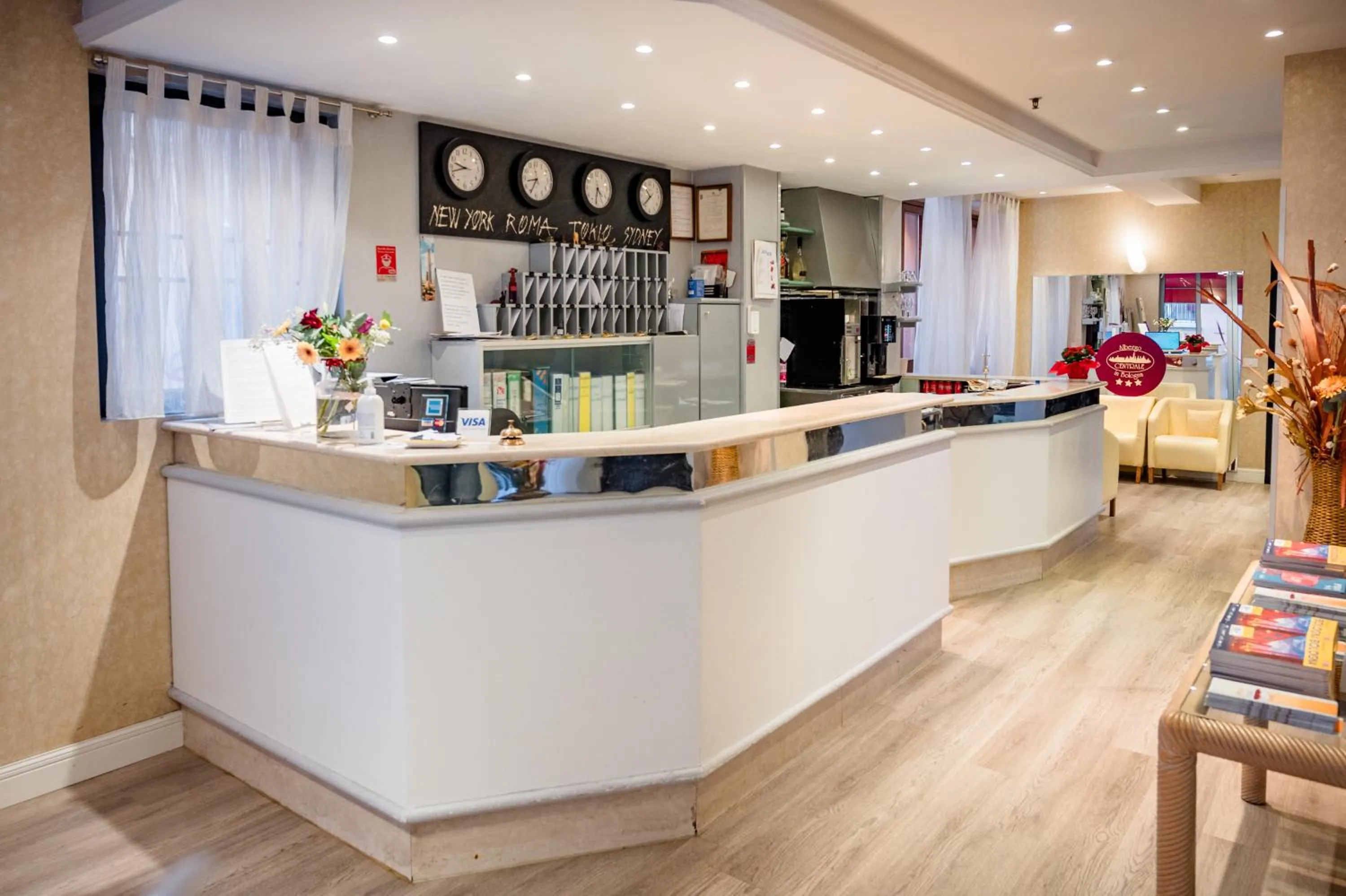 Lobby or reception in Hotel Centrale