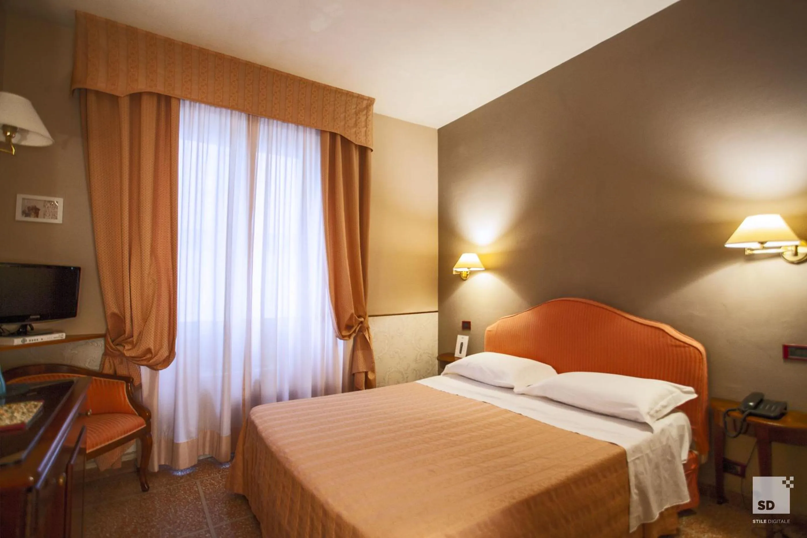 Bed in Hotel La Pace