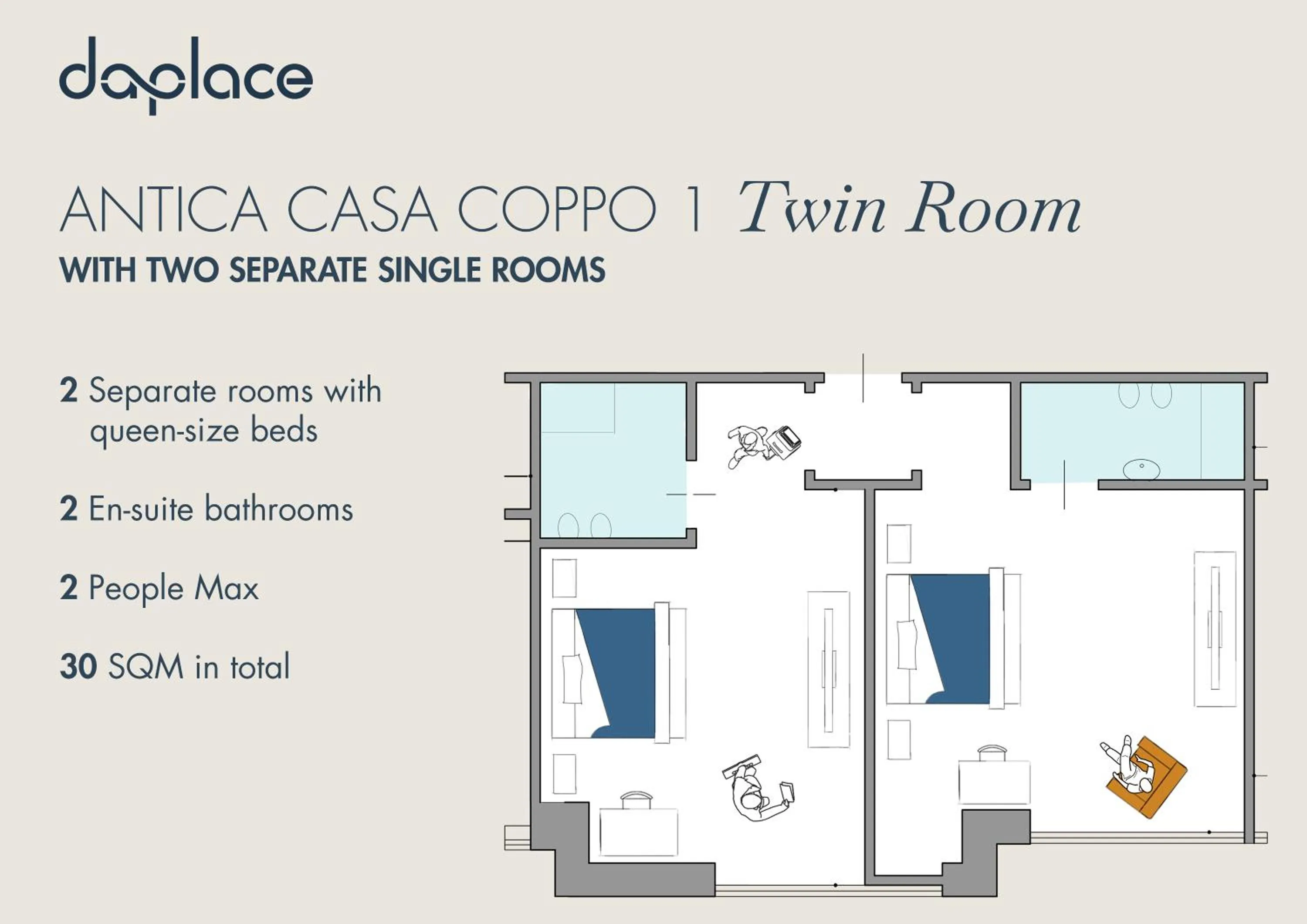 Floor plan in Daplace - Antica Casa Coppo 1