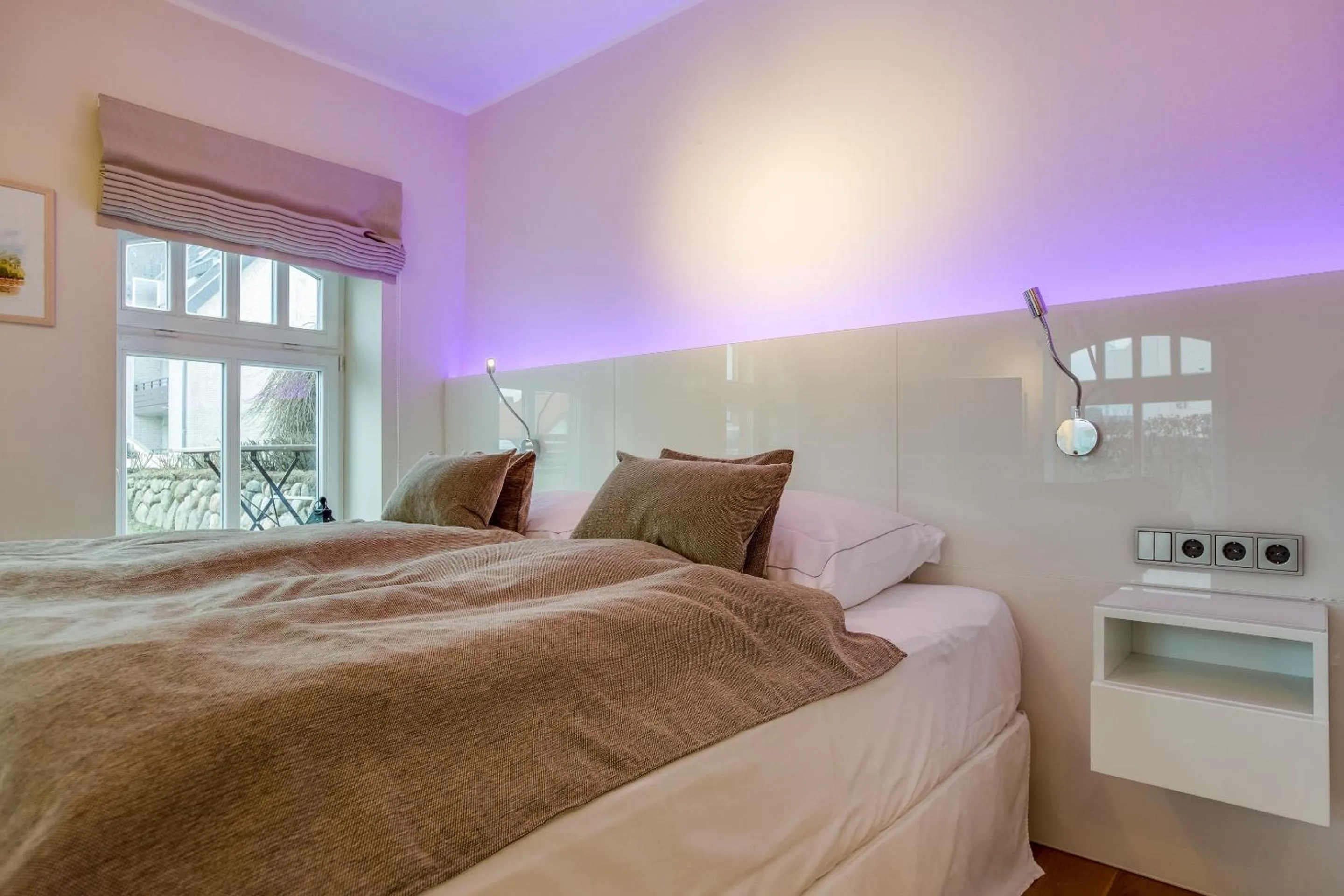 Bed in Inselsuite